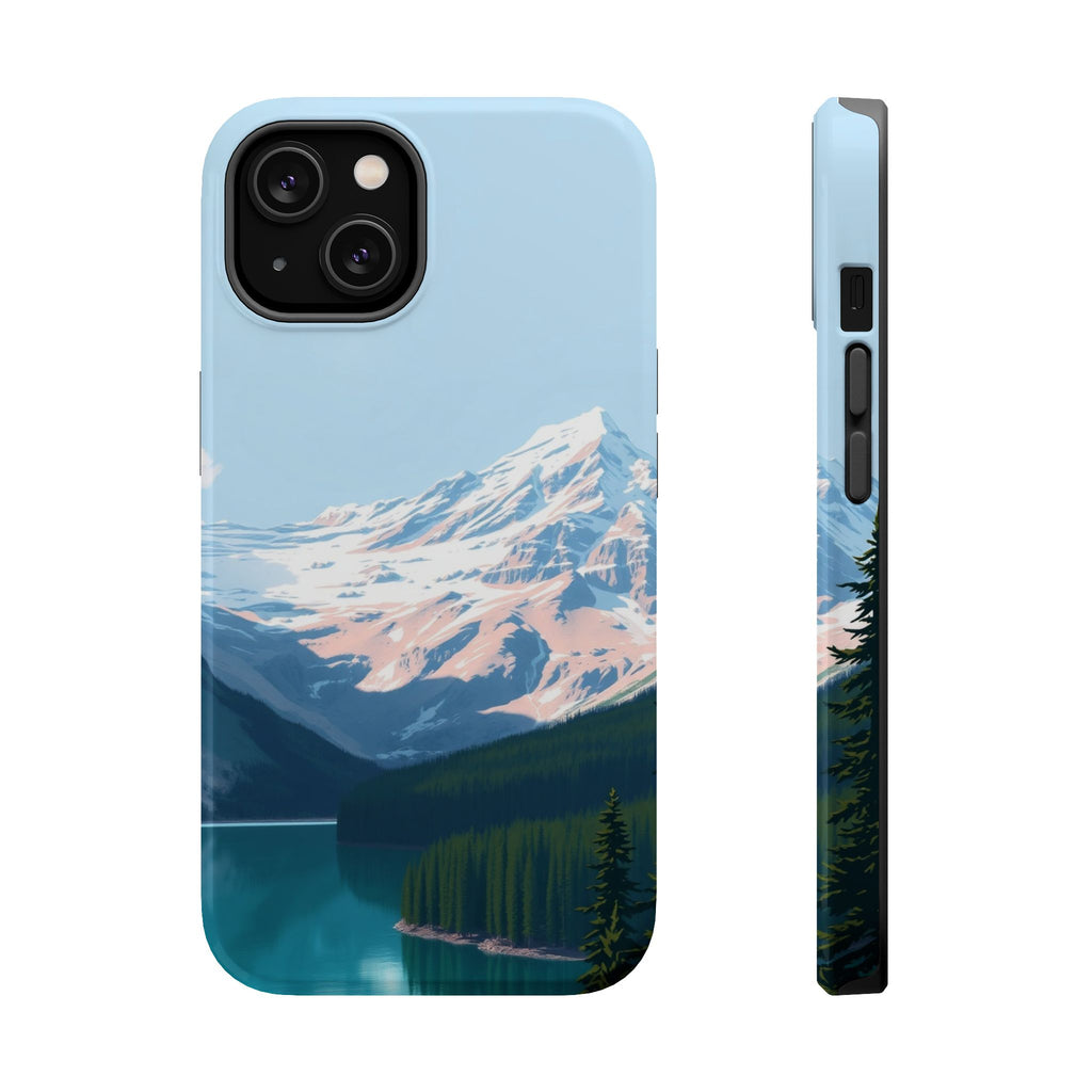 iPhone Serene Glacier Lake Design Bold Modern Everyday Snap Case · iPhone Case