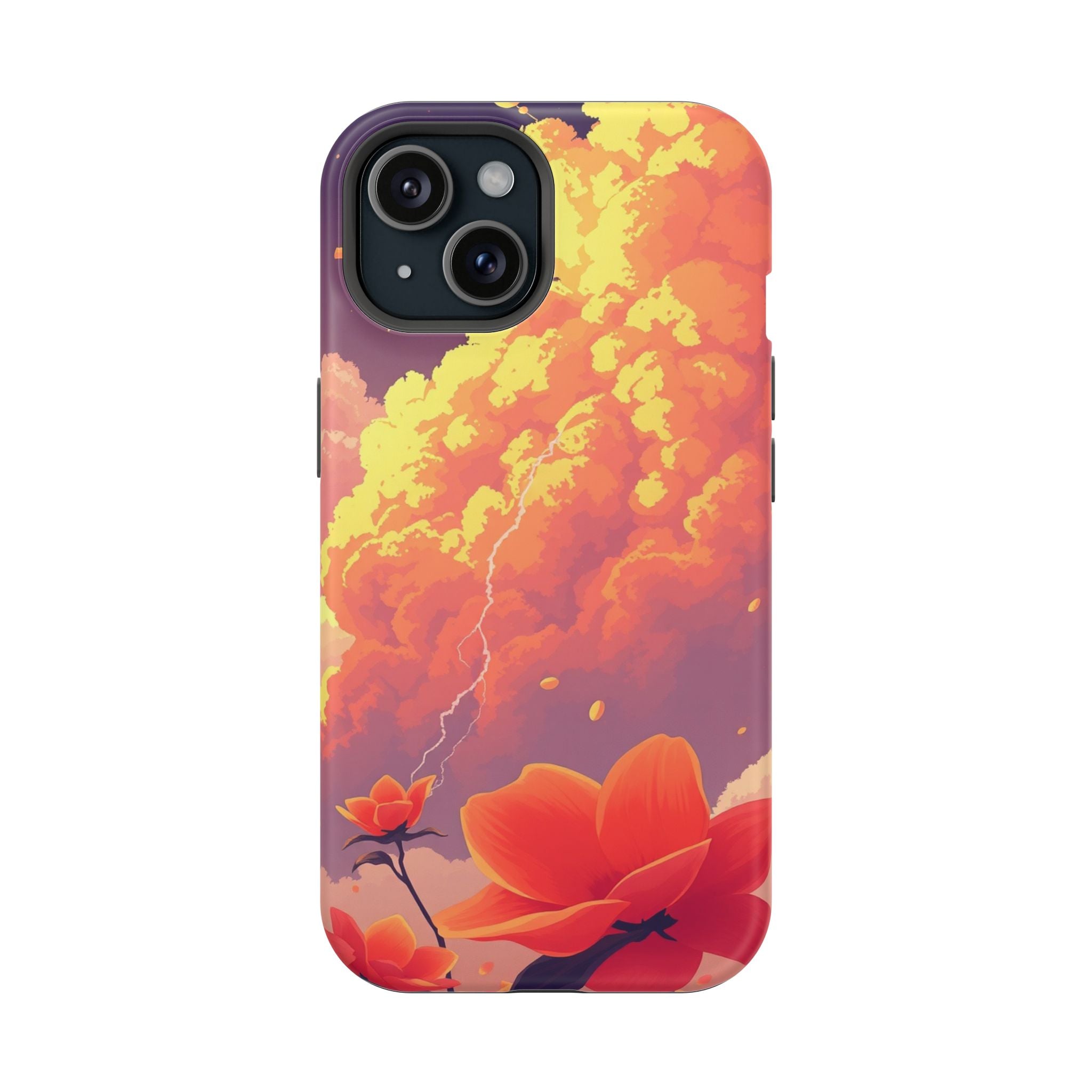 iPhone Sunset Amber And Peach Petal Storm Slim iPhone Everyday Designer · iPhone