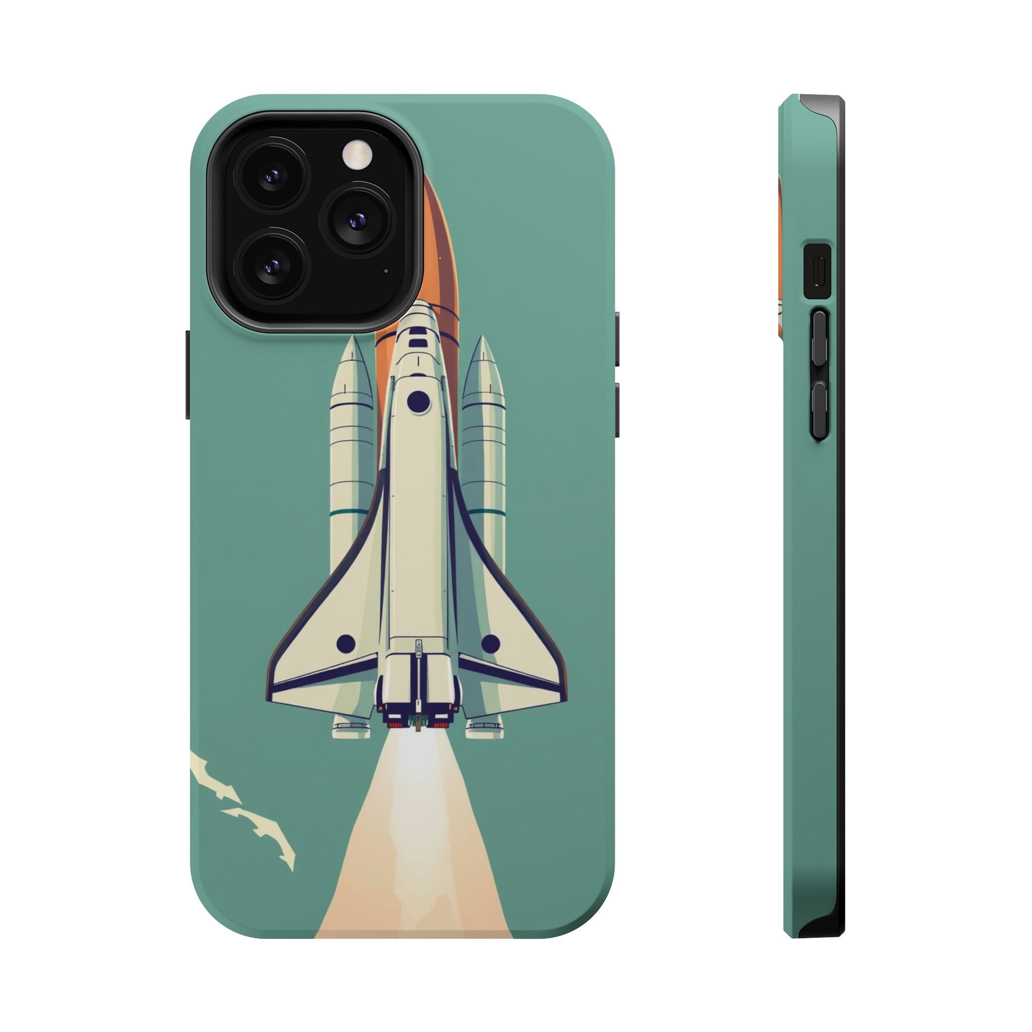iPhone Retro Space Shuttle Cinematic Art Slim Everyday Designer Case · iPhone Ca