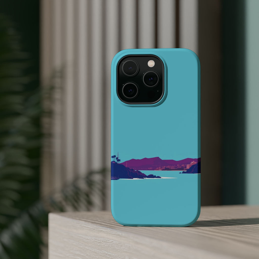 iPhone Hibiscus Coast Mystic Art Bold Modern Everyday Snap Case · iPhone Case