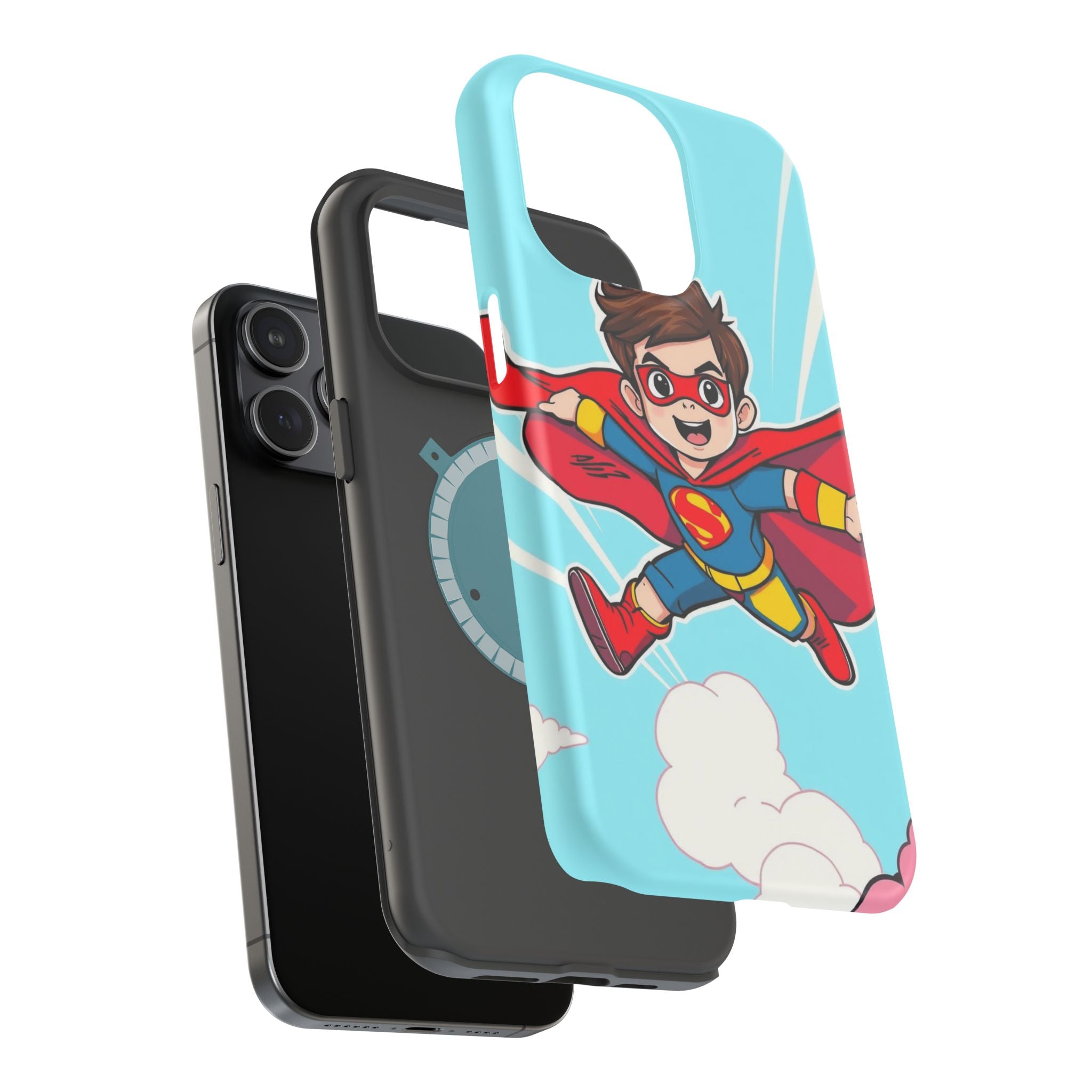 iPhone Kid Superhero Flying Kids Fun iPhone Phone Case Gift Slim · iPhone Case