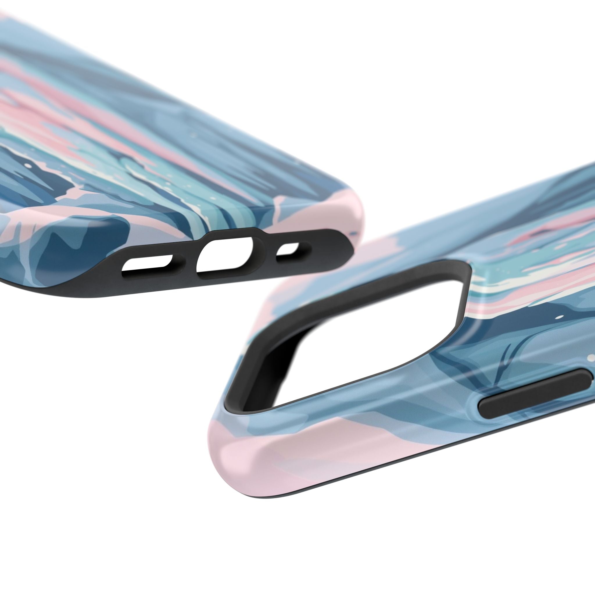 iPhone Mint And Blush Icicle Formation Slim Everyday Designer Case · iPhone Case