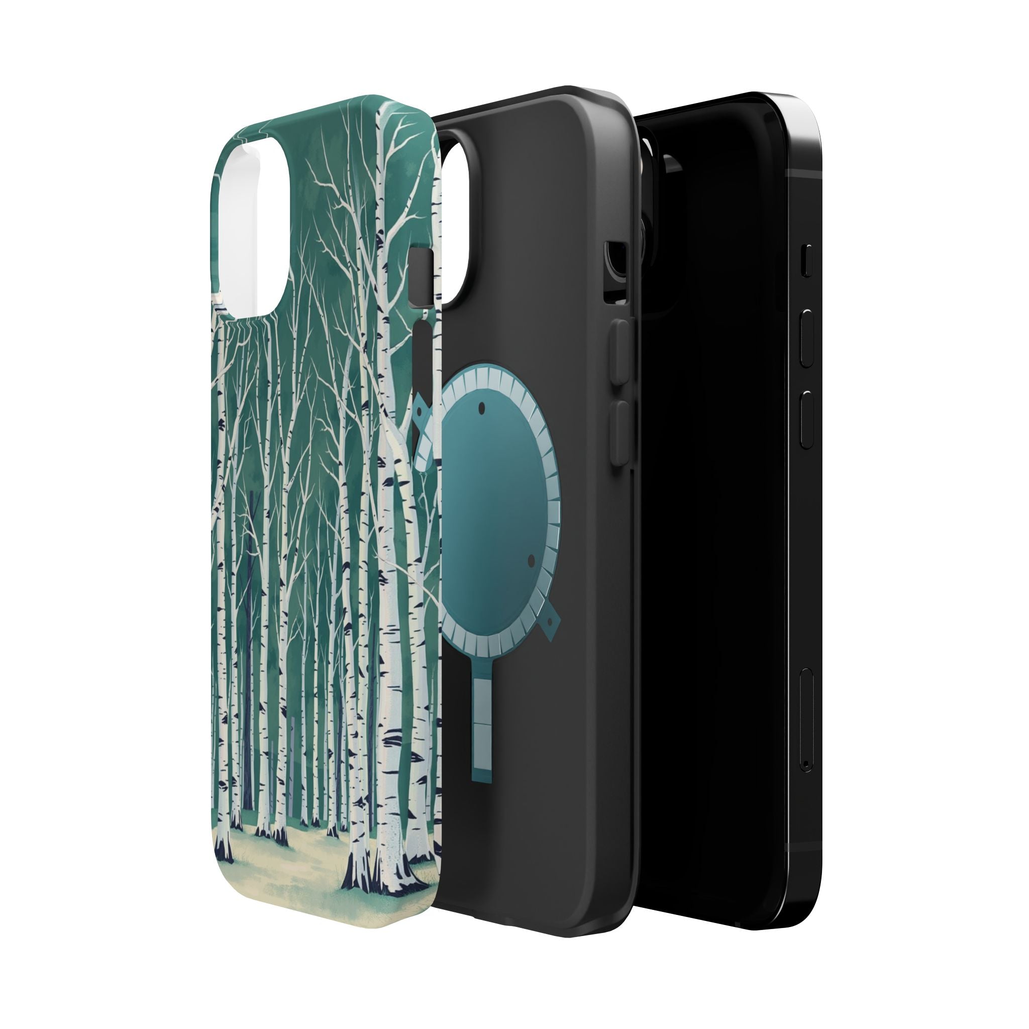 iPhone Sage And Ivory Birch Grove Bold Modern Everyday Snap Case · iPhone Case