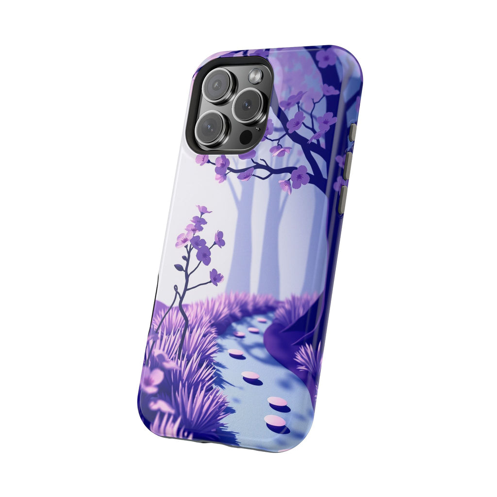 iPhone Blossom Trail Paper Cut Art Bold Modern Everyday Snap Case · iPhone Case