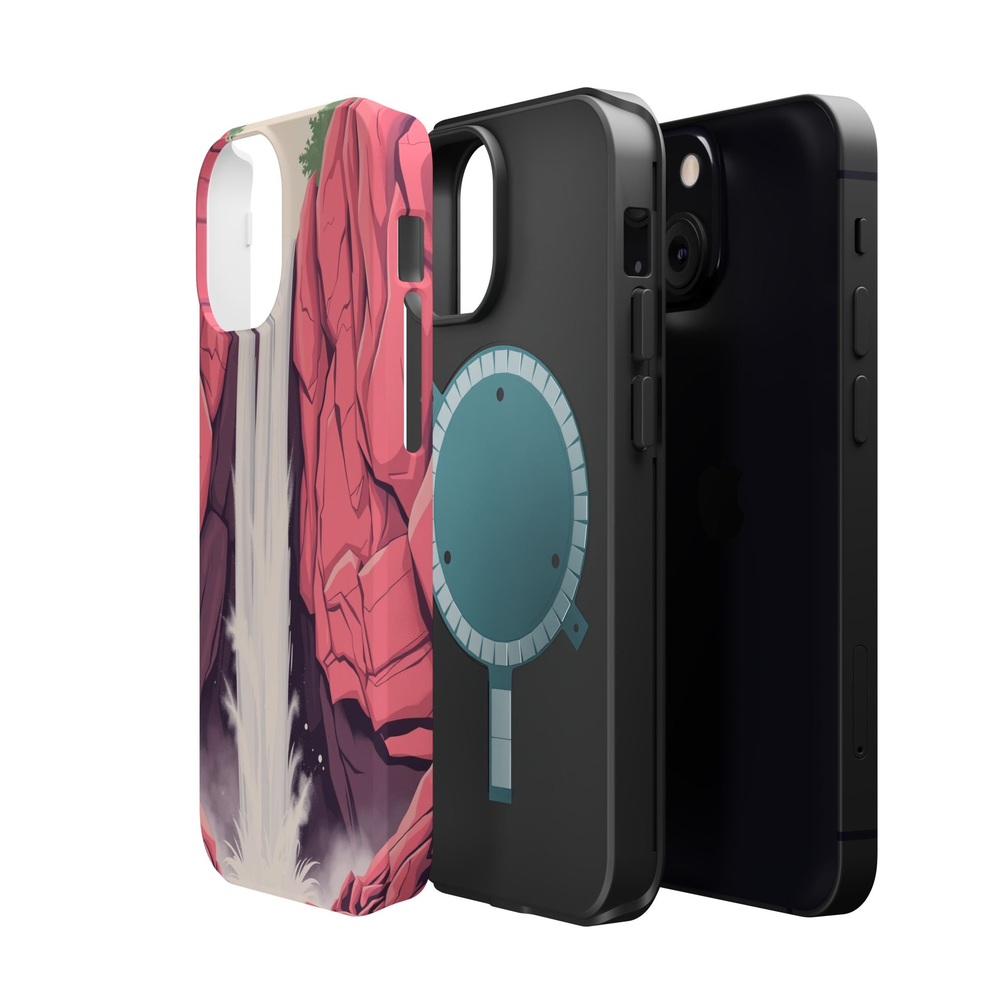 iPhone Radiant Waterfall Mist Design Slim Everyday iPhone 16 Designer · iPhone C
