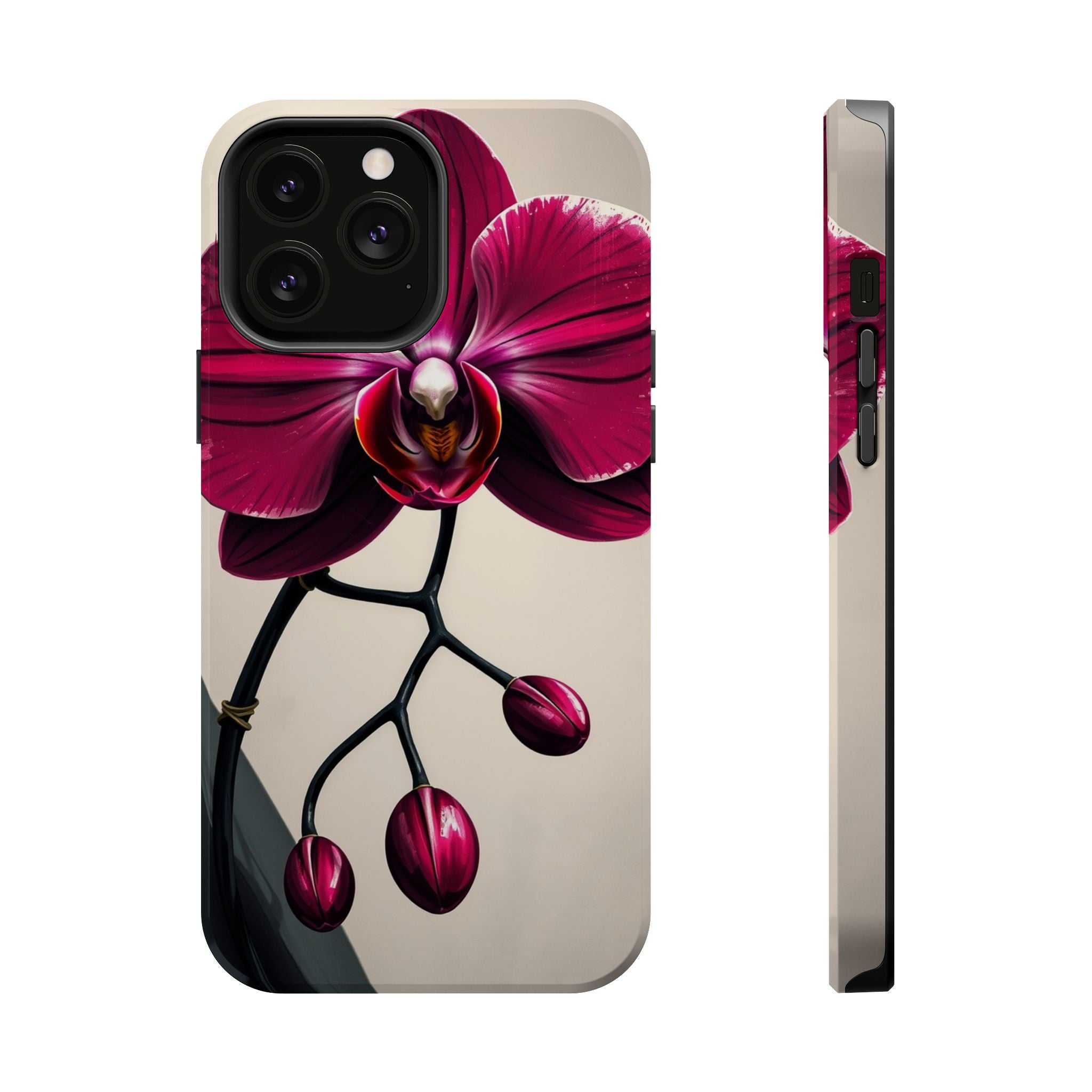 iPhone Orchid Study Enchanted Art Bold Modern Everyday Snap Case · iPhone Case