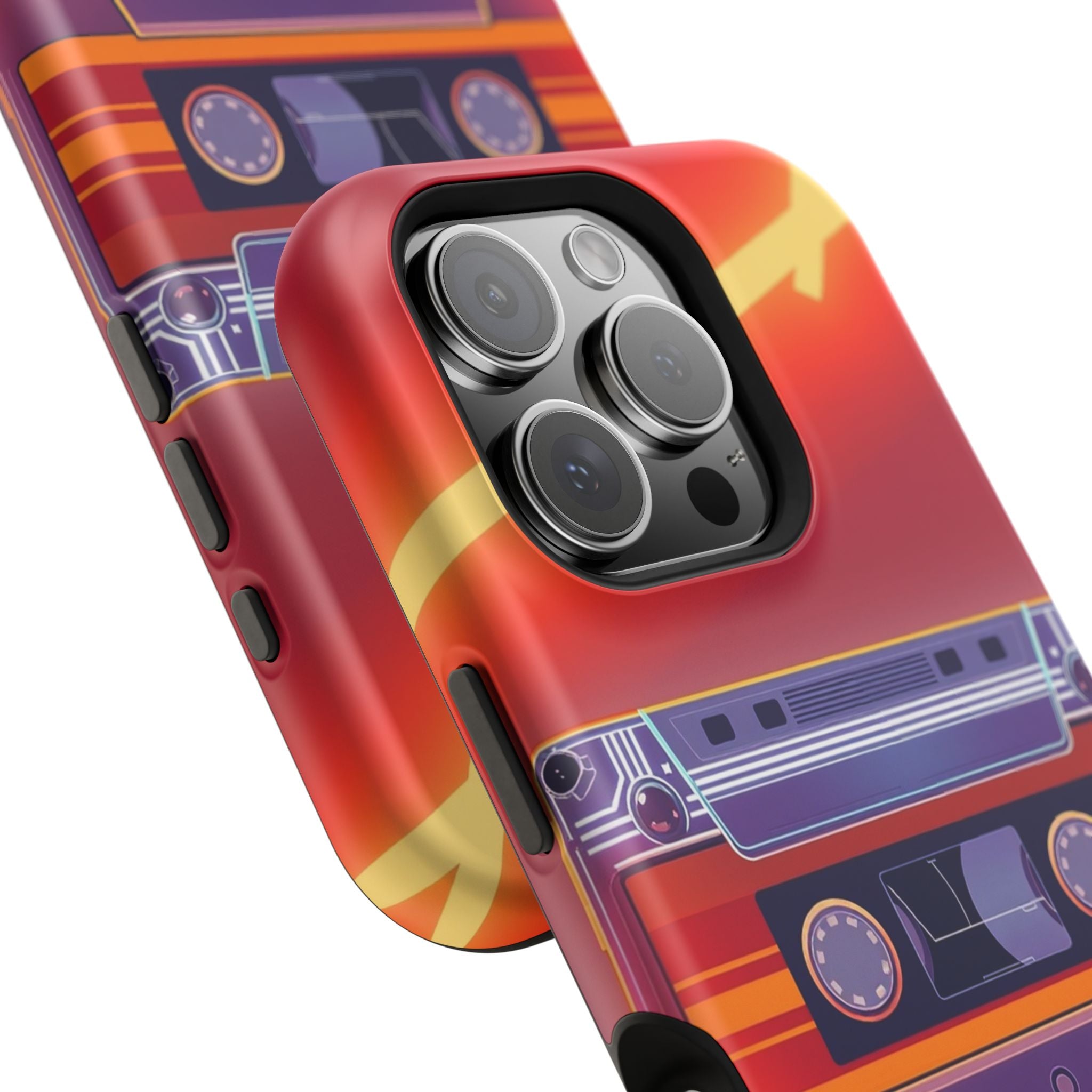 iPhone Cassette Tape Rewind Bold Art Slim Everyday Designer Case · iPhone Case