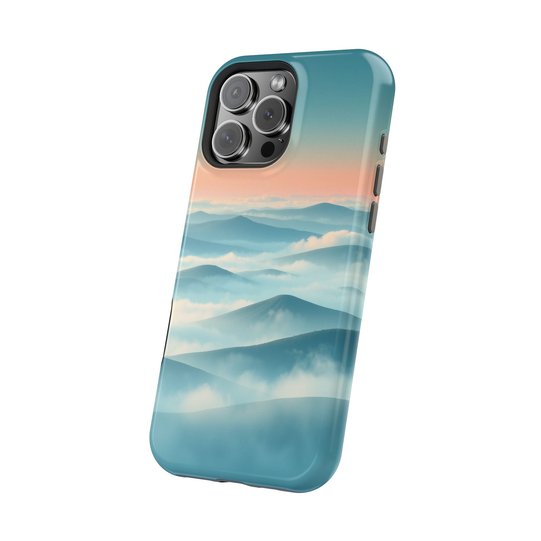 iPhone Fog Rolling Over Hills Electric Art Slim iPhone 17 Everyday · iPhone Case