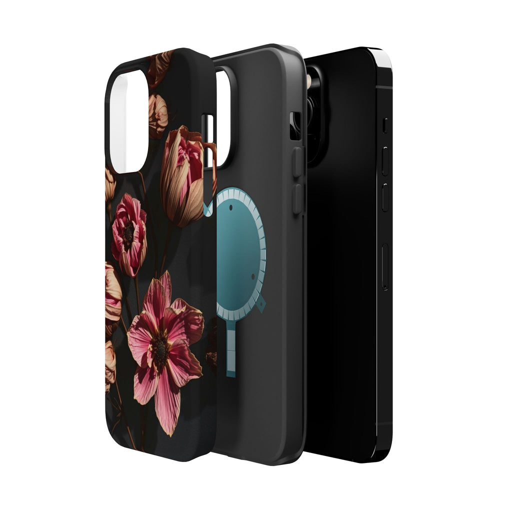 iPhone Dried Flower Flat Lay Electric Art Slim Snap Case · iPhone Case