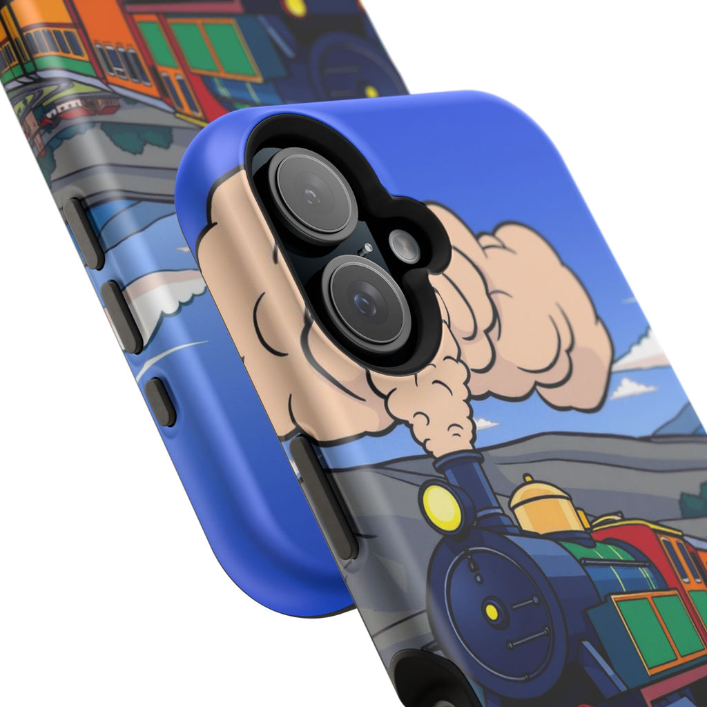 iPhone Steam Locomotive Puff Kids Fun iPhone Phone Case Gift Slim · iPhone Case