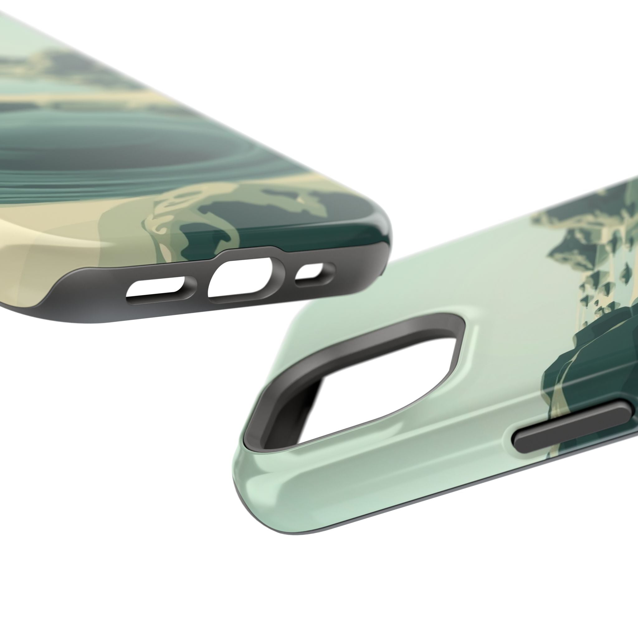 iPhone Radiant Tidal Pool Design Bold Modern Everyday Snap Case · iPhone Case