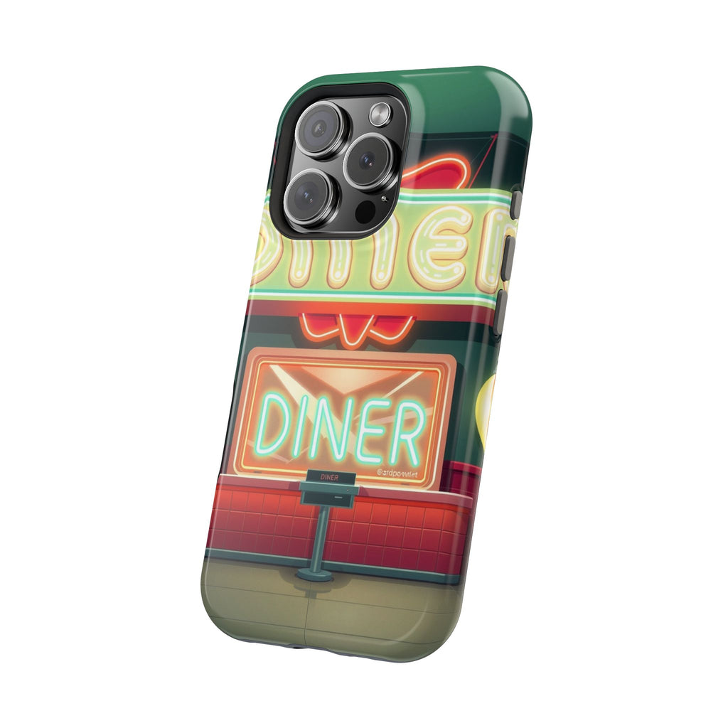 iPhone Neon Diner Sign Mystic Art Bold Modern Everyday Snap Case · iPhone Case