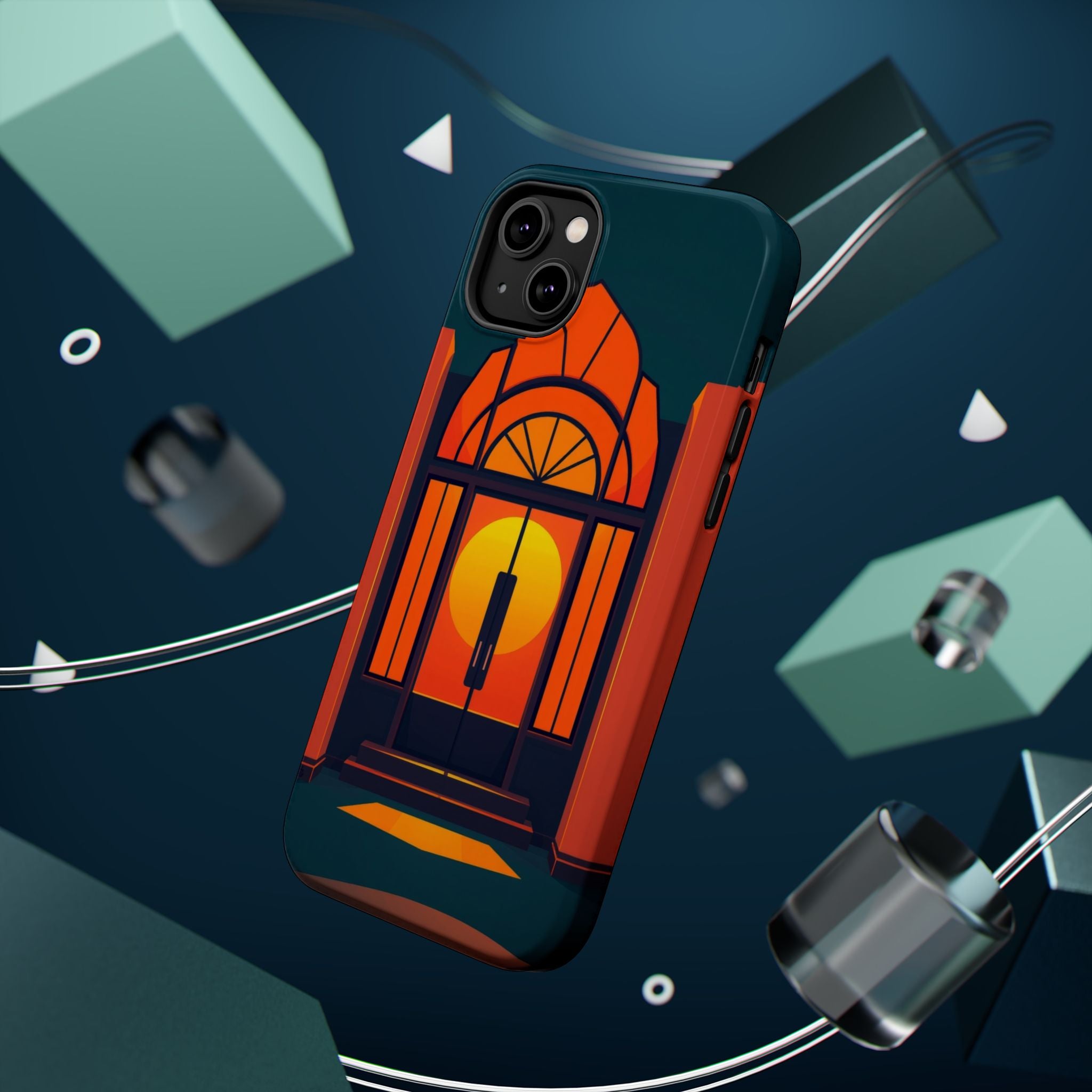 iPhone Art Deco Geometry Enchanted Bold Modern Everyday Snap Case · iPhone Case