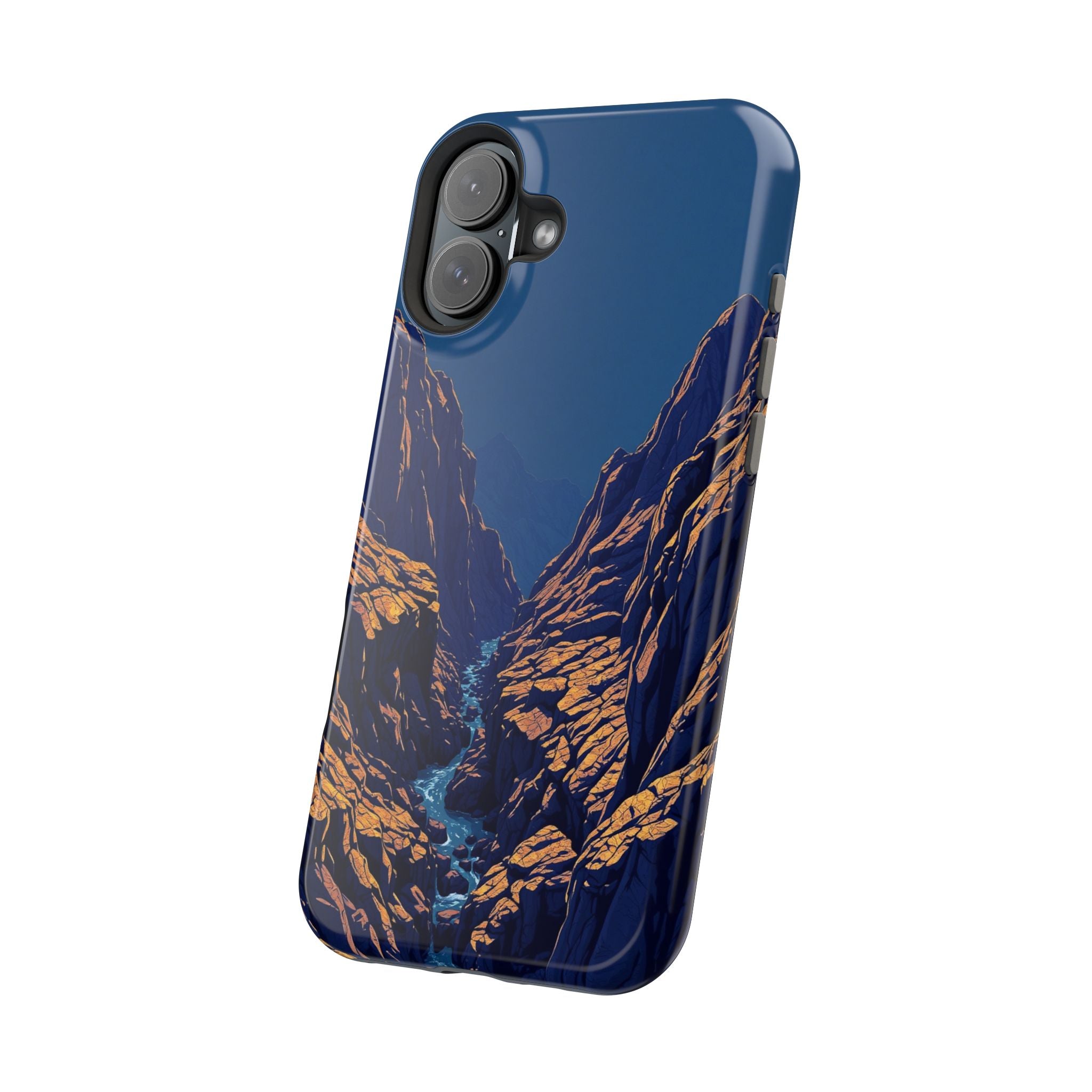 iPhone Indigo And Violet Rocky Coastline Slim Everyday iPhone Designer · iPhone