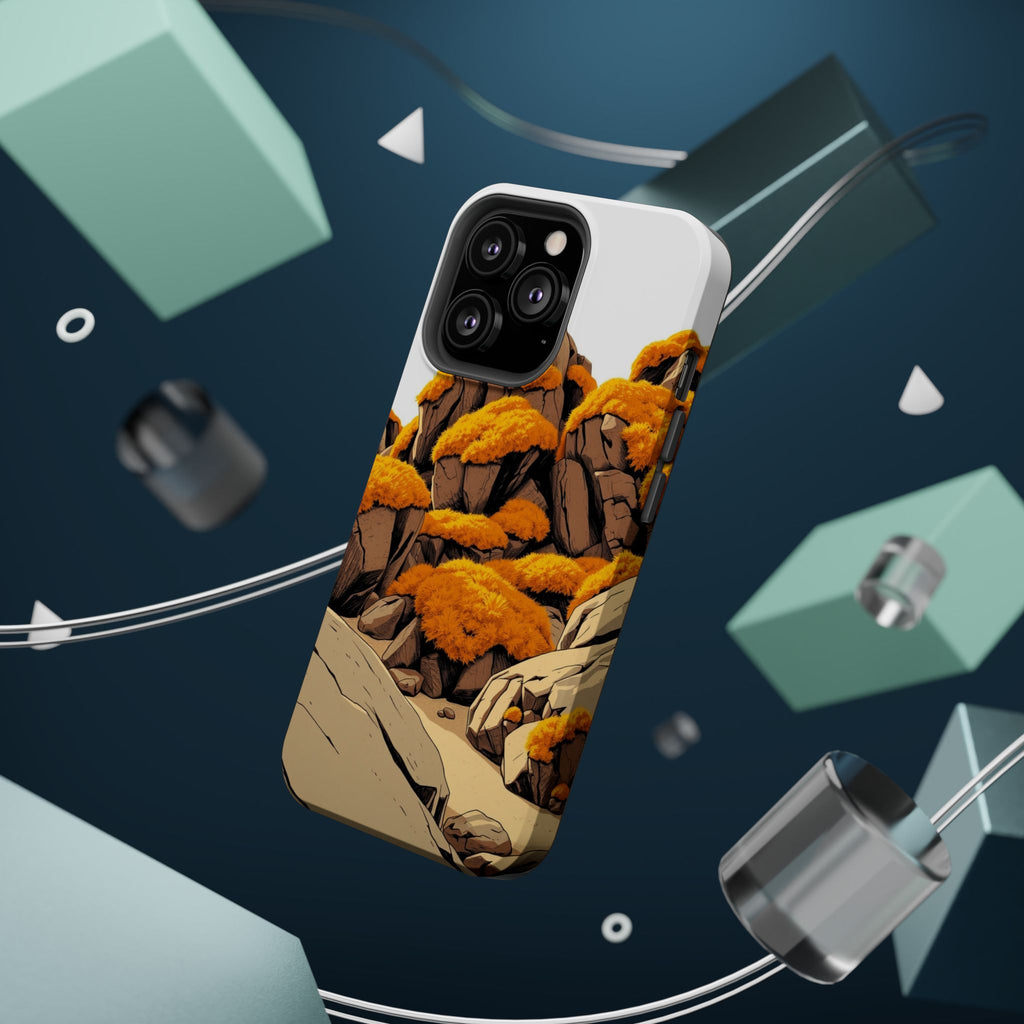 iPhone Moss Covered Rocks Bold Art Bold Modern Everyday Snap Case · iPhone Case