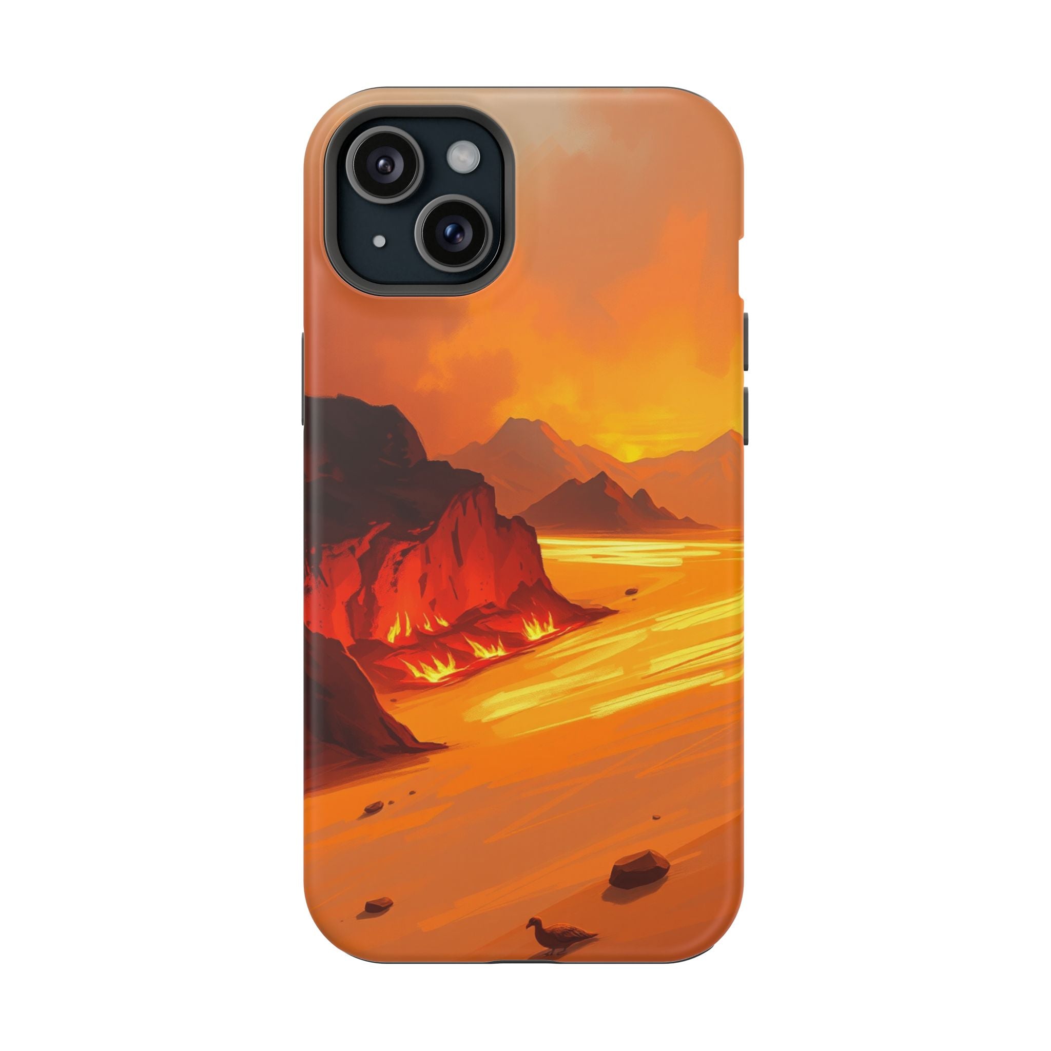 iPhone Burnt Orange And Sand Wildfire Glow Slim iPhone Everyday · iPhone Case