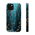 iPhone Midnight Blue And Silver Kelp Forest Slim iPhone Everyday · iPhone Case