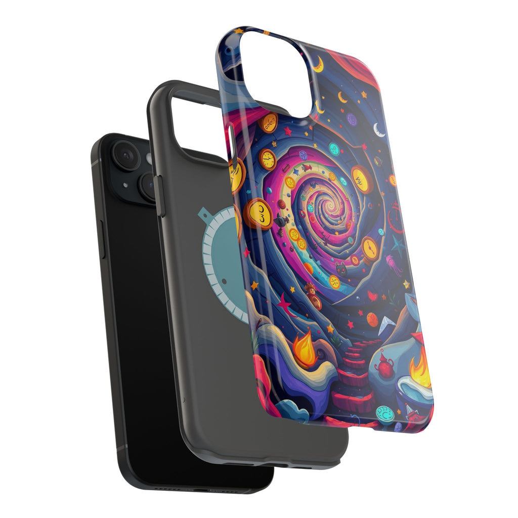 iPhone Time Portal Swirl Kids Fun iPhone Phone Case Gift Clean Minimal · iPhone
