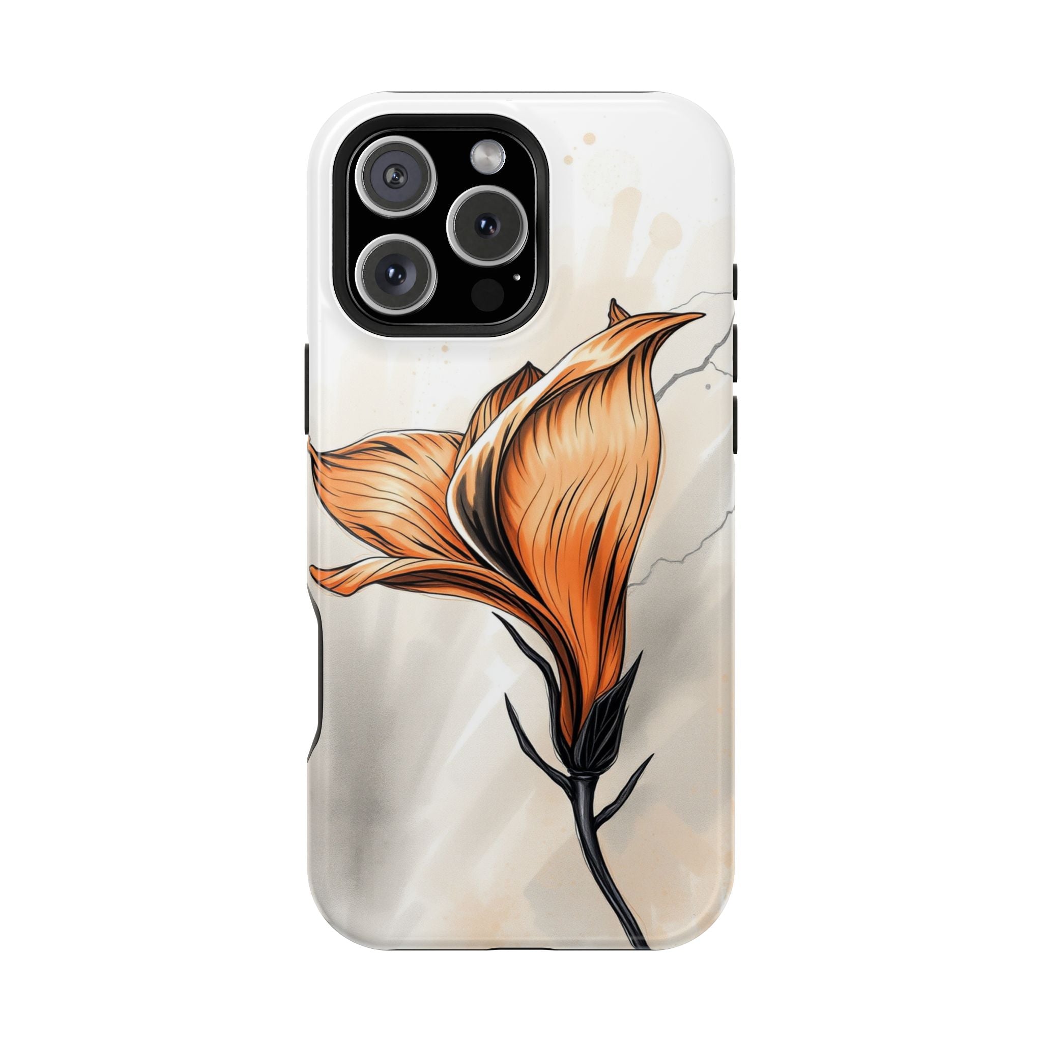 iPhone Dreamy Petal Storm Design Bold Modern Everyday Snap Case · iPhone Case