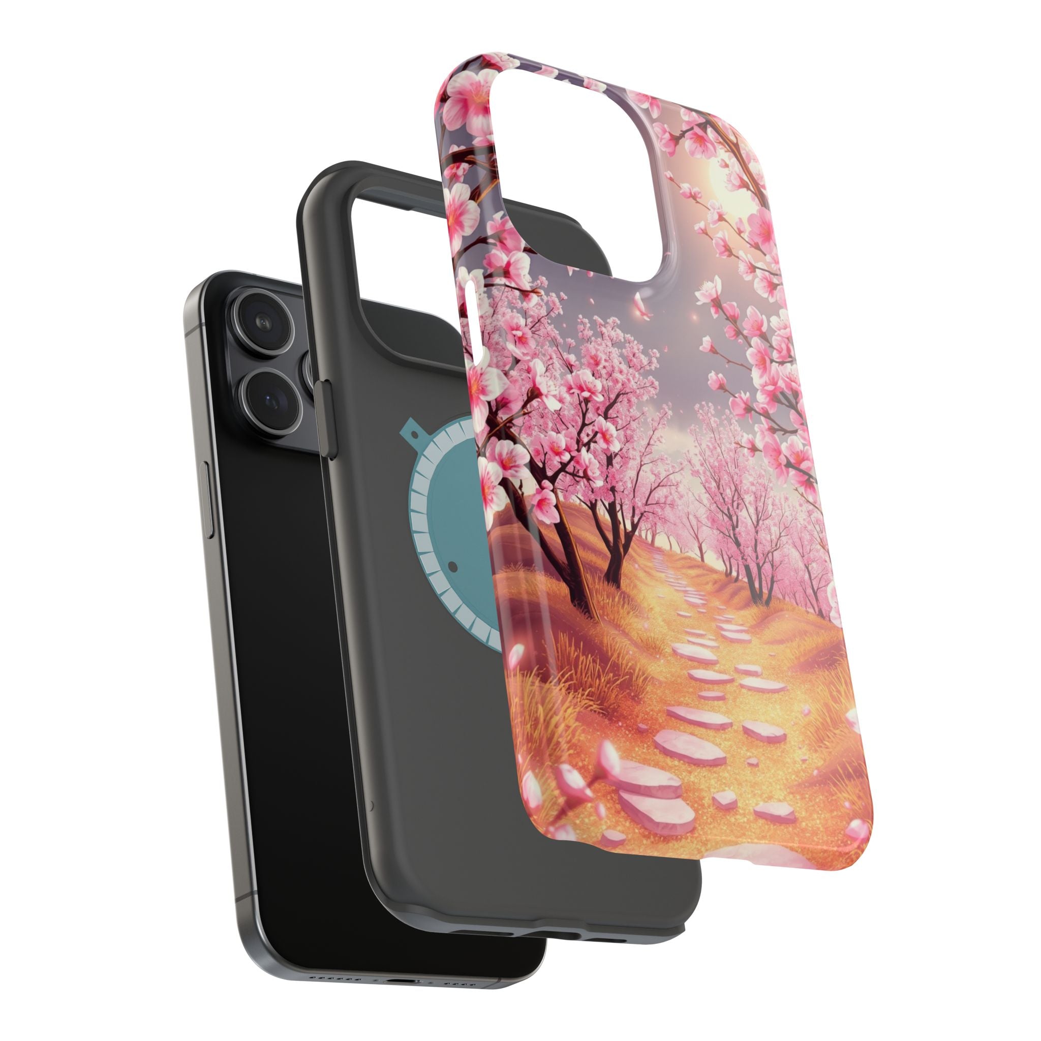 iPhone Dreamy Blossom Trail Design 14 Slim Everyday Designer Case · iPhone Case