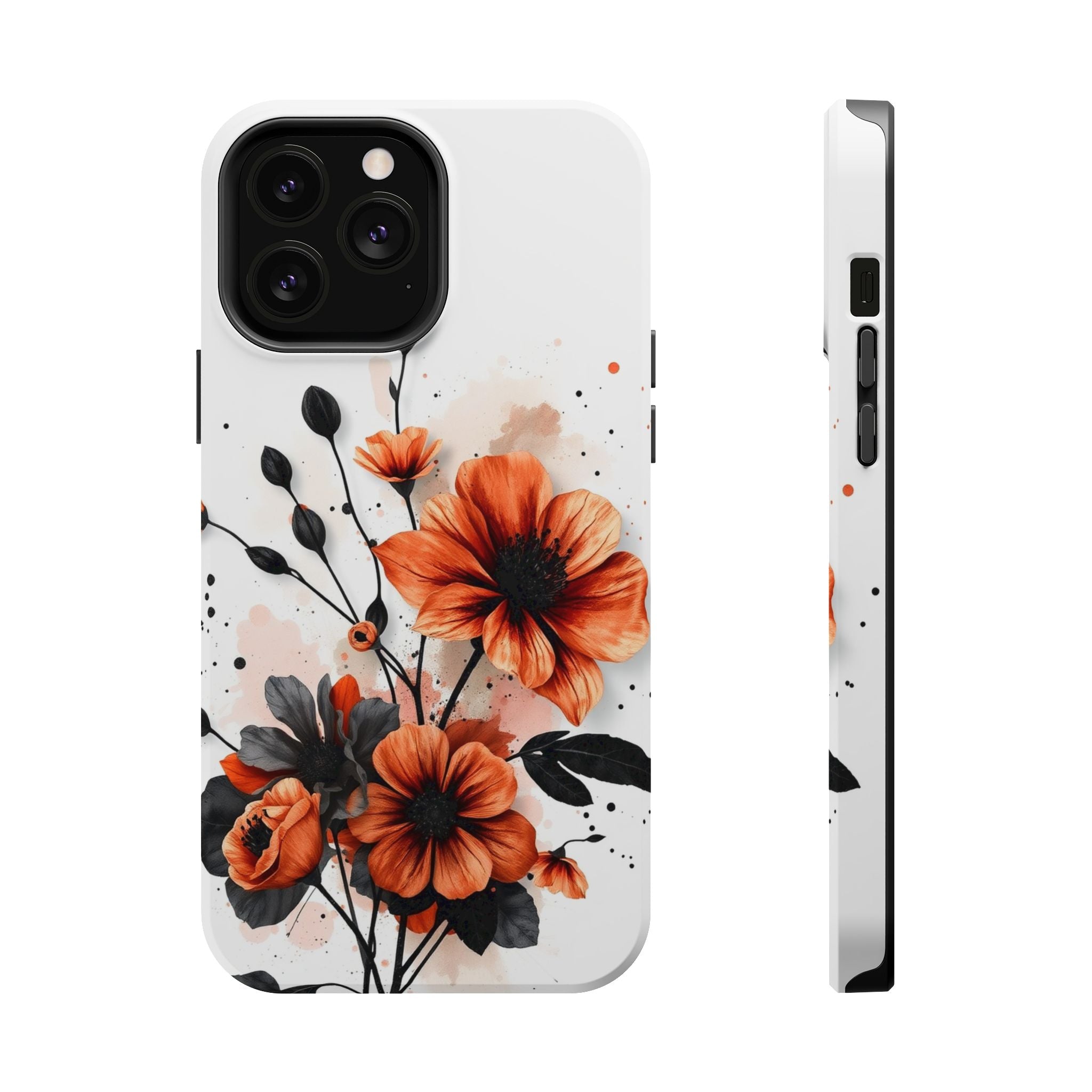 iPhone Floral Watercolor Splash 3D Digital Slim iPhone Everyday · iPhone Case