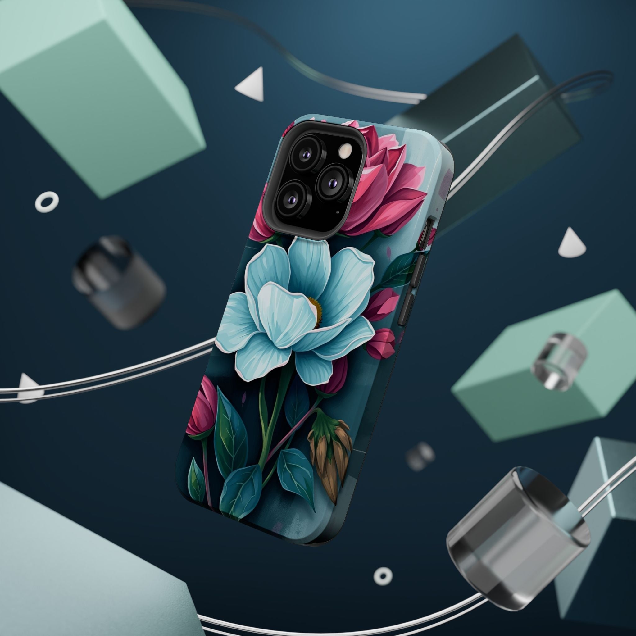 iPhone Floral Geometric Enchanted Art Slim Everyday Designer Case · iPhone Case