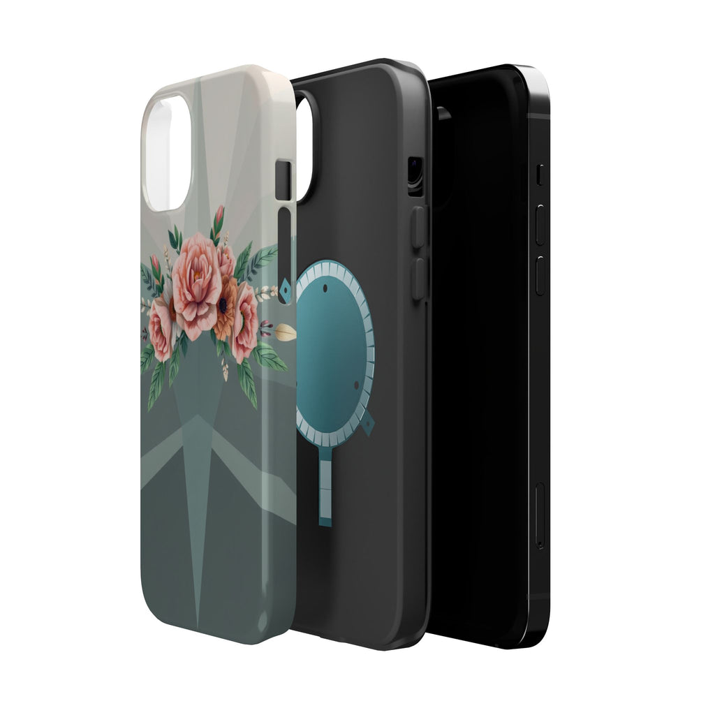 iPhone Floral Crown Abstract Geometric Slim Everyday Designer Case · iPhone Case