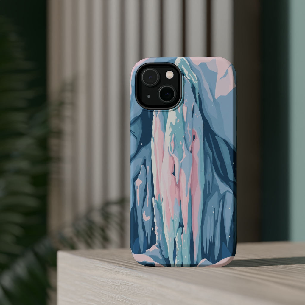 iPhone Mint And Blush Icicle Formation Slim Everyday Designer Case · iPhone Case