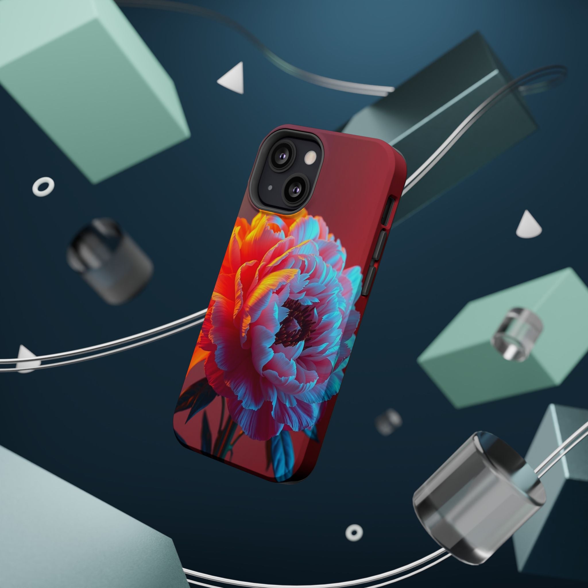 iPhone Peony Bouquet Bold Art Slim Everyday Designer Case · iPhone Case