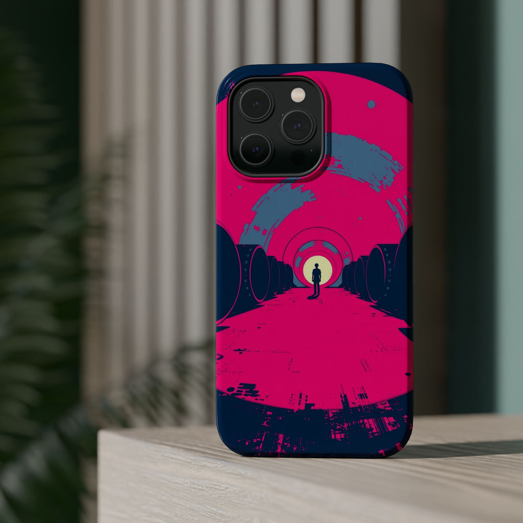 iPhone 1960s Mod Circles Bold Art Bold Modern Everyday Snap Case · iPhone Case