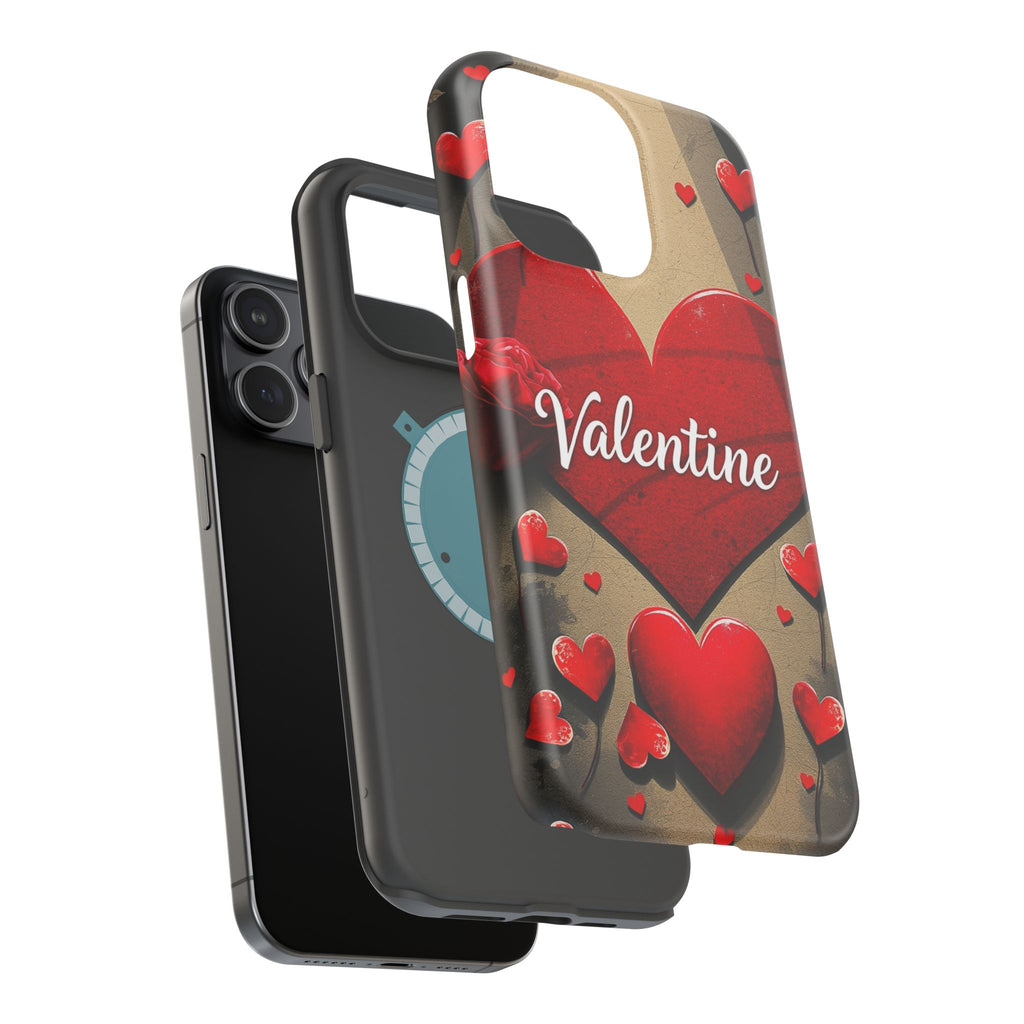 iPhone Serene Vintage Valentine Card Design Slim Everyday Designer Case · iPhone
