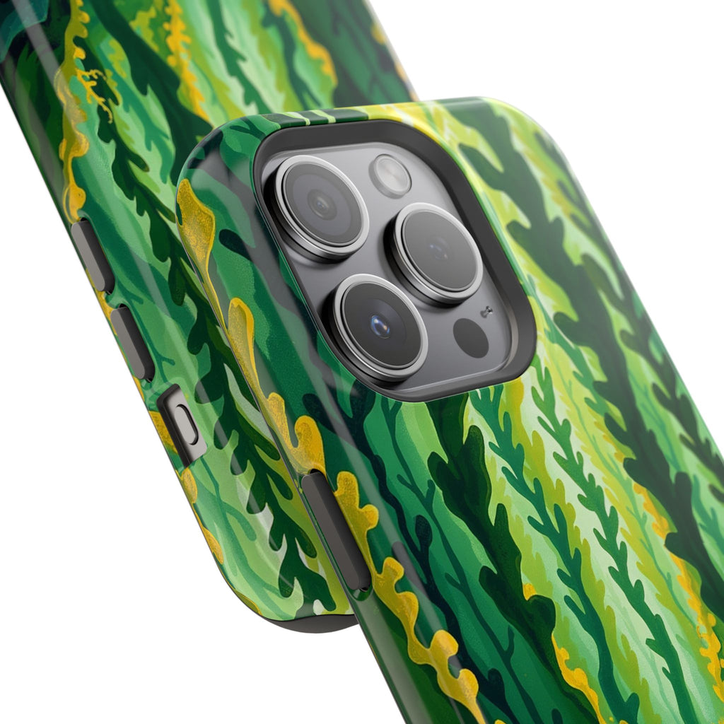 iPhone Kelp Forest Oil Painting Impressionist Slim iPhone Everyday · iPhone Case