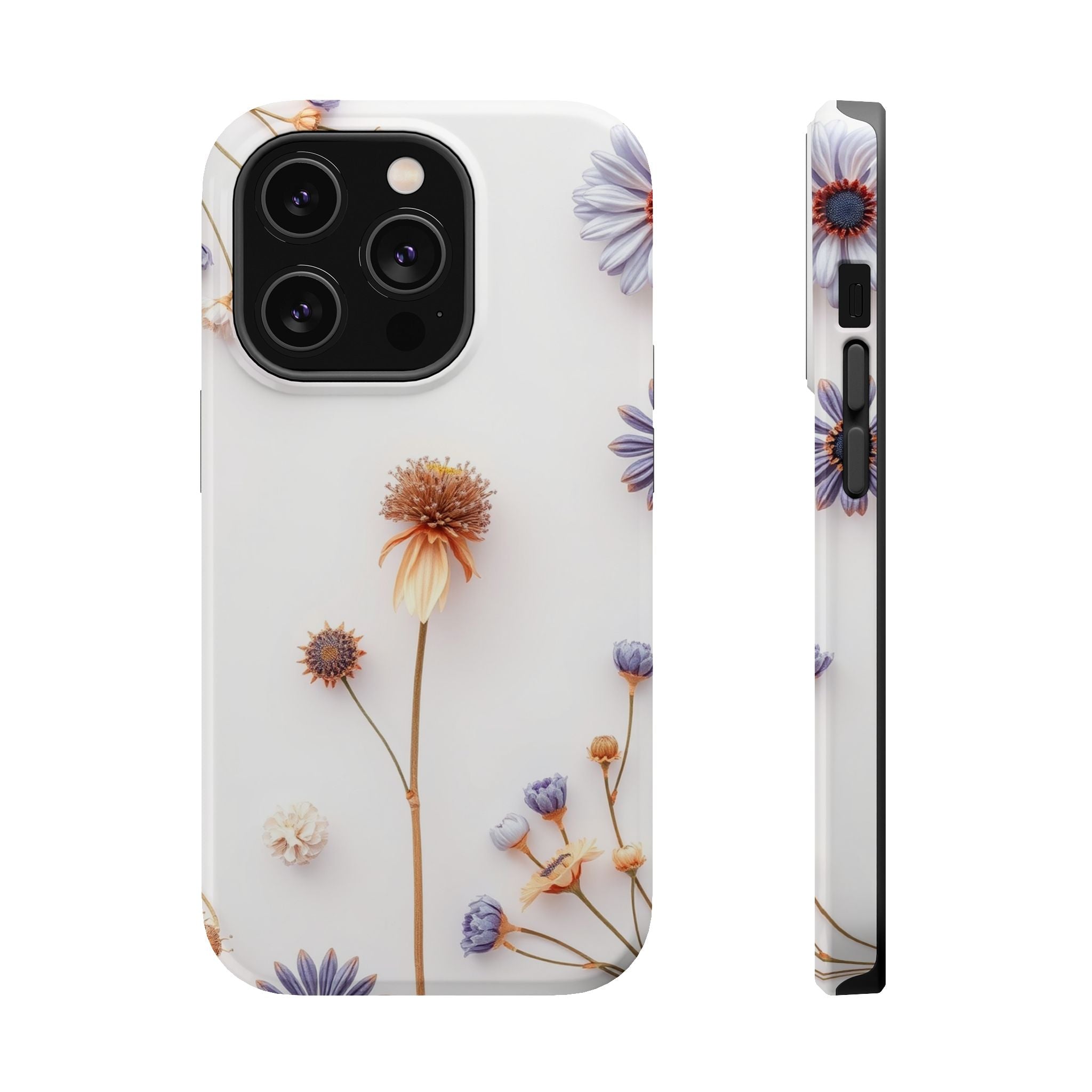 iPhone Dried Flower Flat Lay Bold Art Slim Everyday Designer Case · iPhone Case