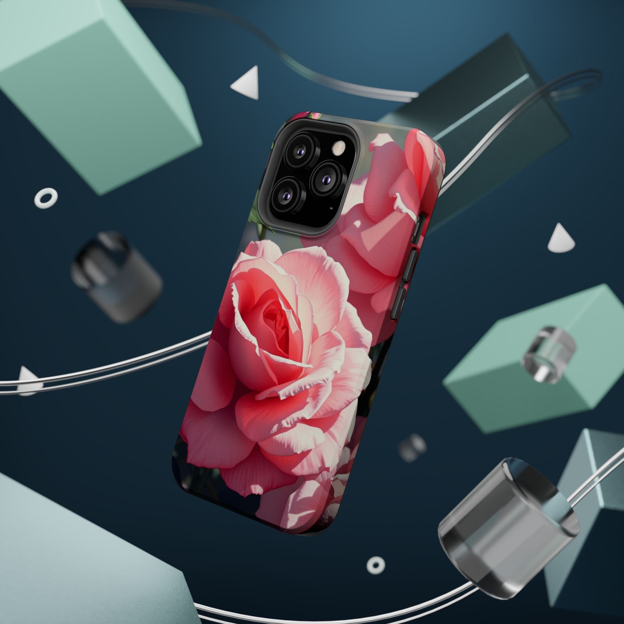 iPhone Serene Rose Garden Design Bold Modern Everyday Snap Case · iPhone Case