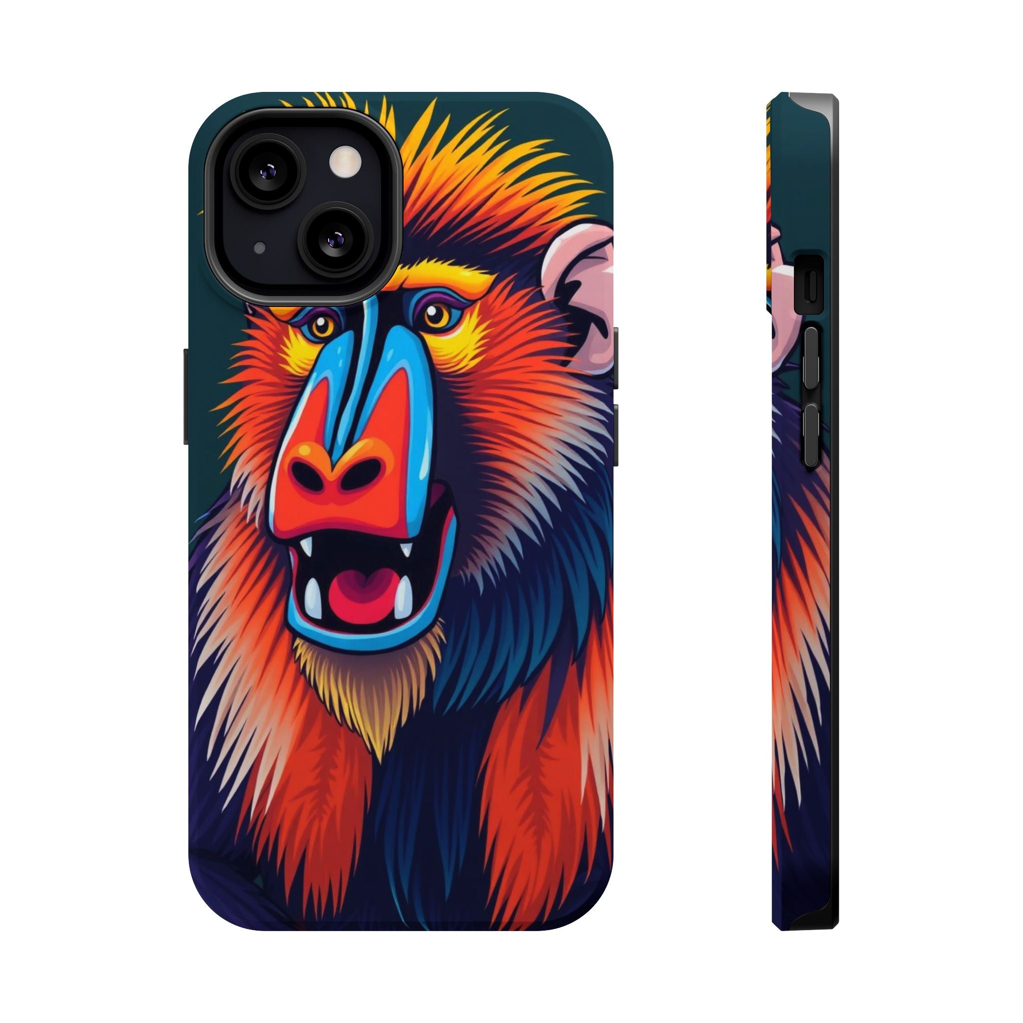 iPhone Mandrill Colorful Face Kids Fun iPhone Phone Case Gift Slim · iPhone Case