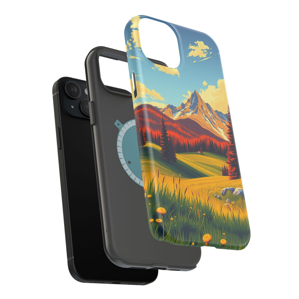 iPhone Radiant Alpine Meadow Design Slim Everyday Designer Case · iPhone Case