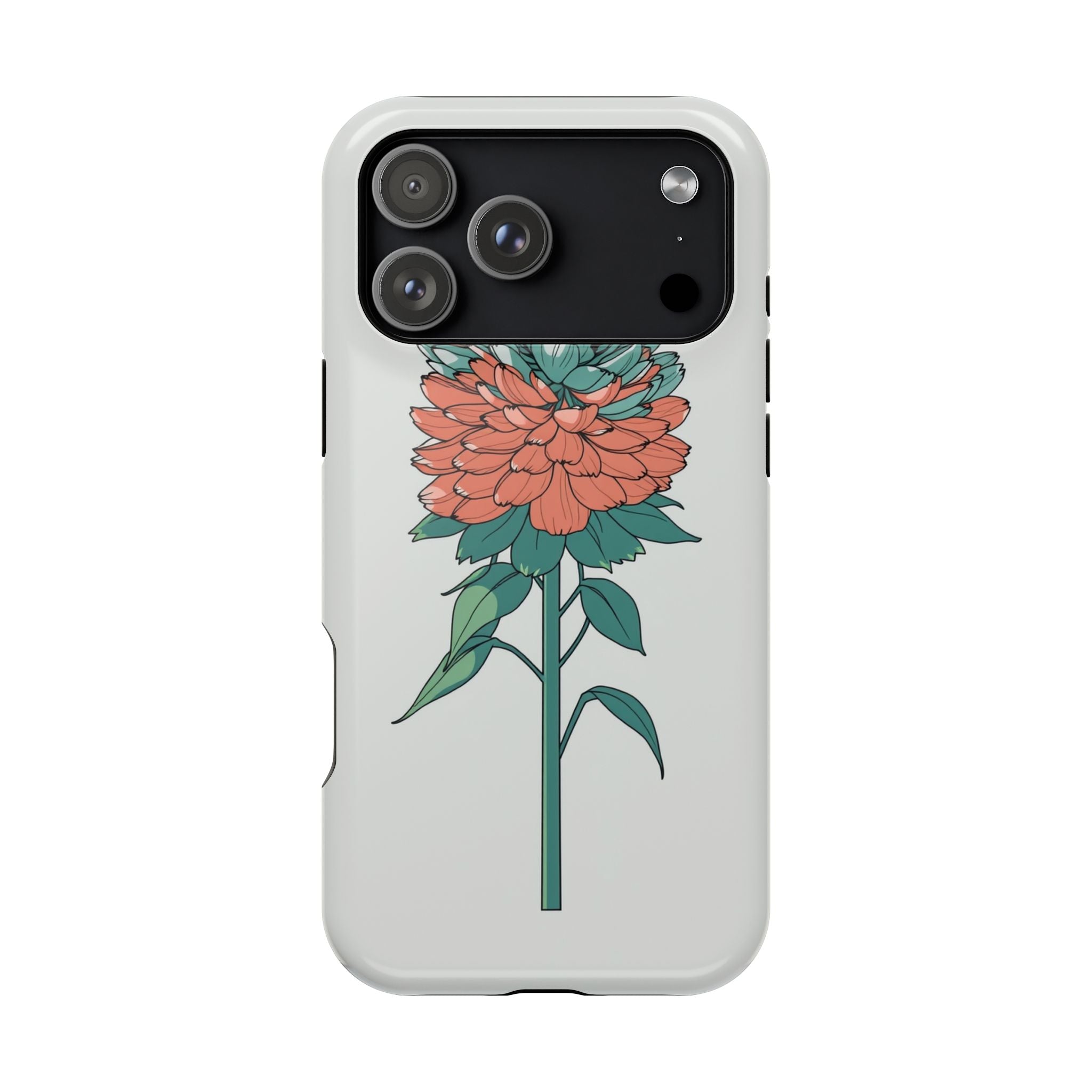 iPhone Serene Ranunculus Stack Design Slim Everyday Designer Case · iPhone Case
