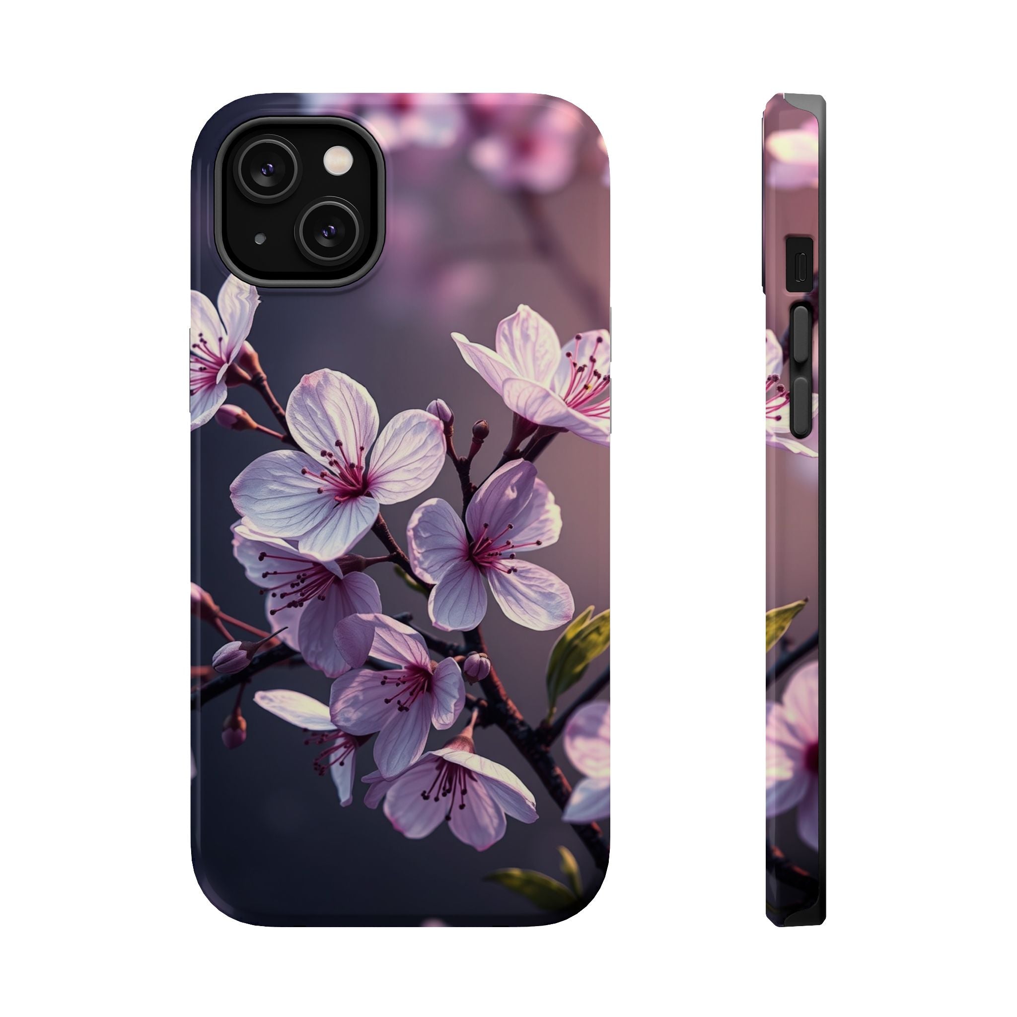 iPhone Cherry Blossom Enchanted Art Artistic Everyday Cas Slim Snap Case · iPhon