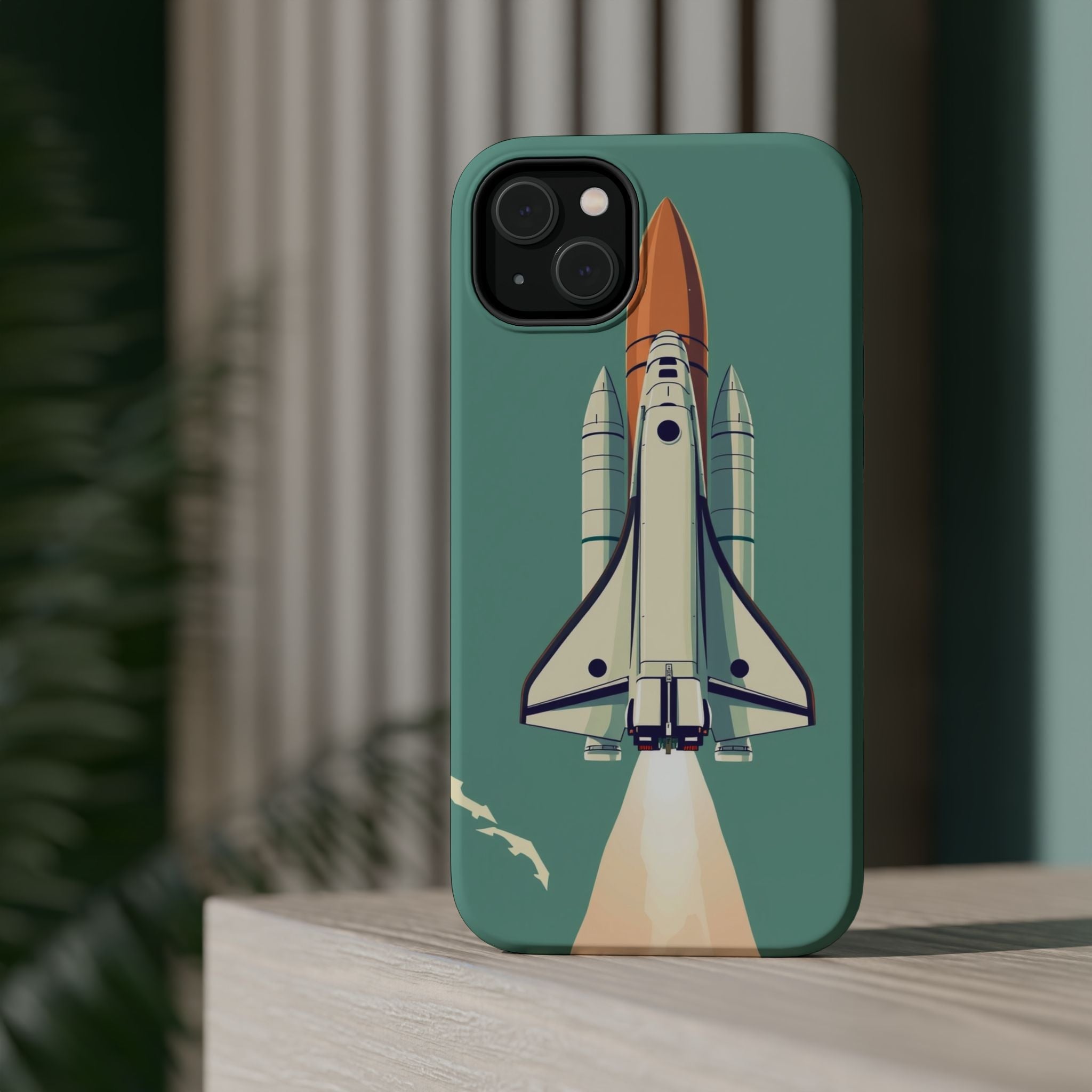 iPhone Retro Space Shuttle Cinematic Art Slim Everyday Designer Case · iPhone Ca