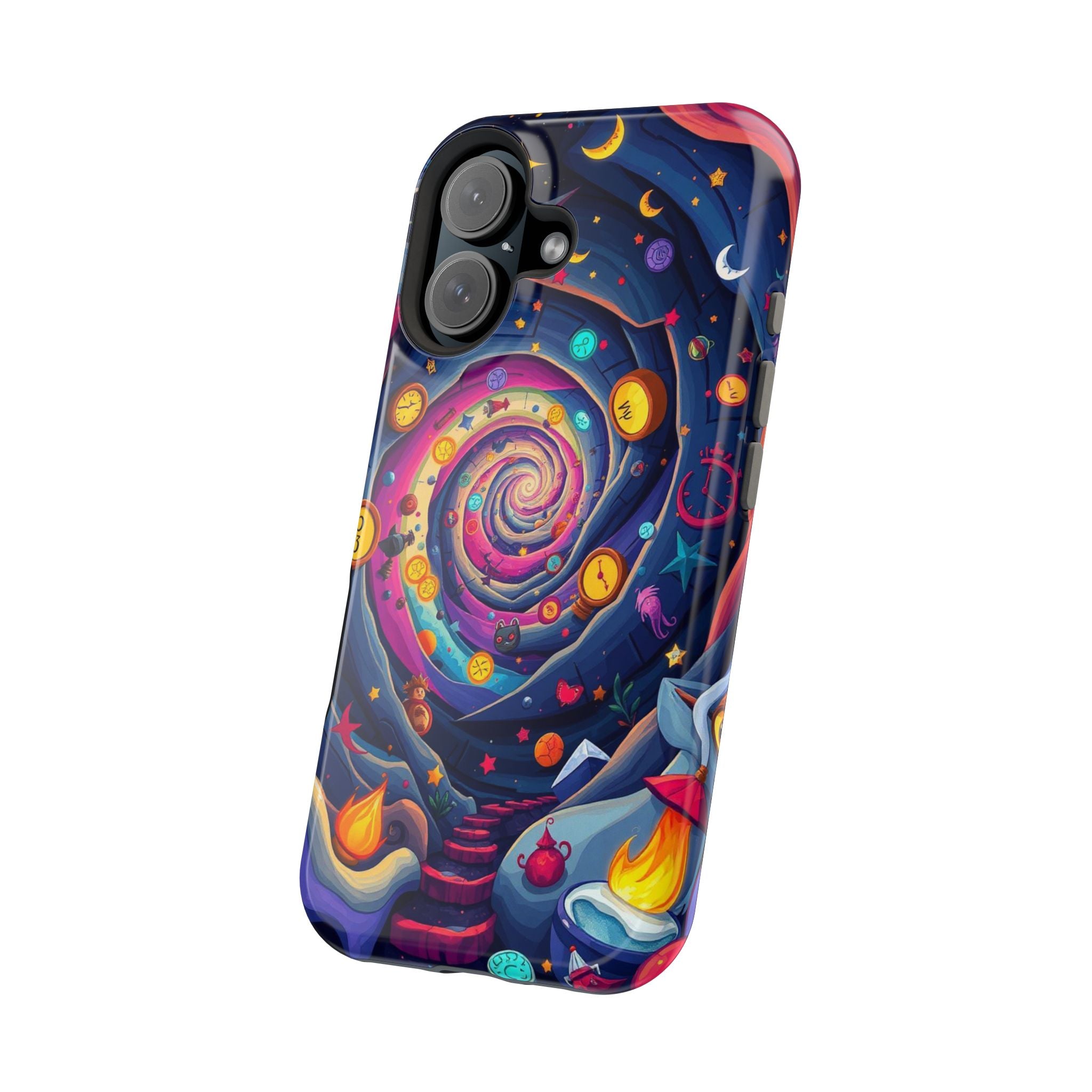 iPhone Time Portal Swirl Kids Fun iPhone Phone Case Gift Clean Minimal · iPhone