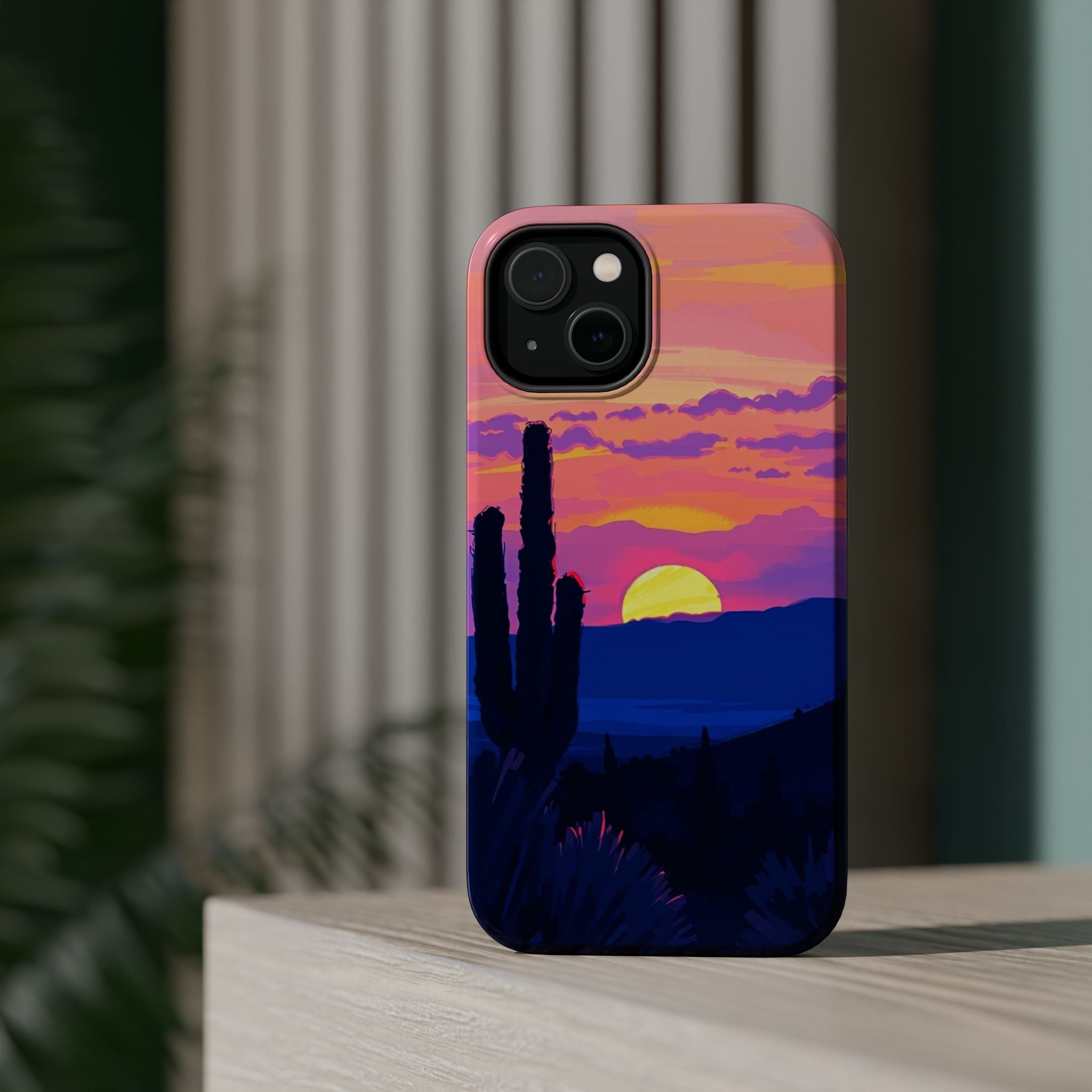 iPhone Mesa Sunset Oil Painting Impressionist Slim iPhone Everyday · iPhone Case