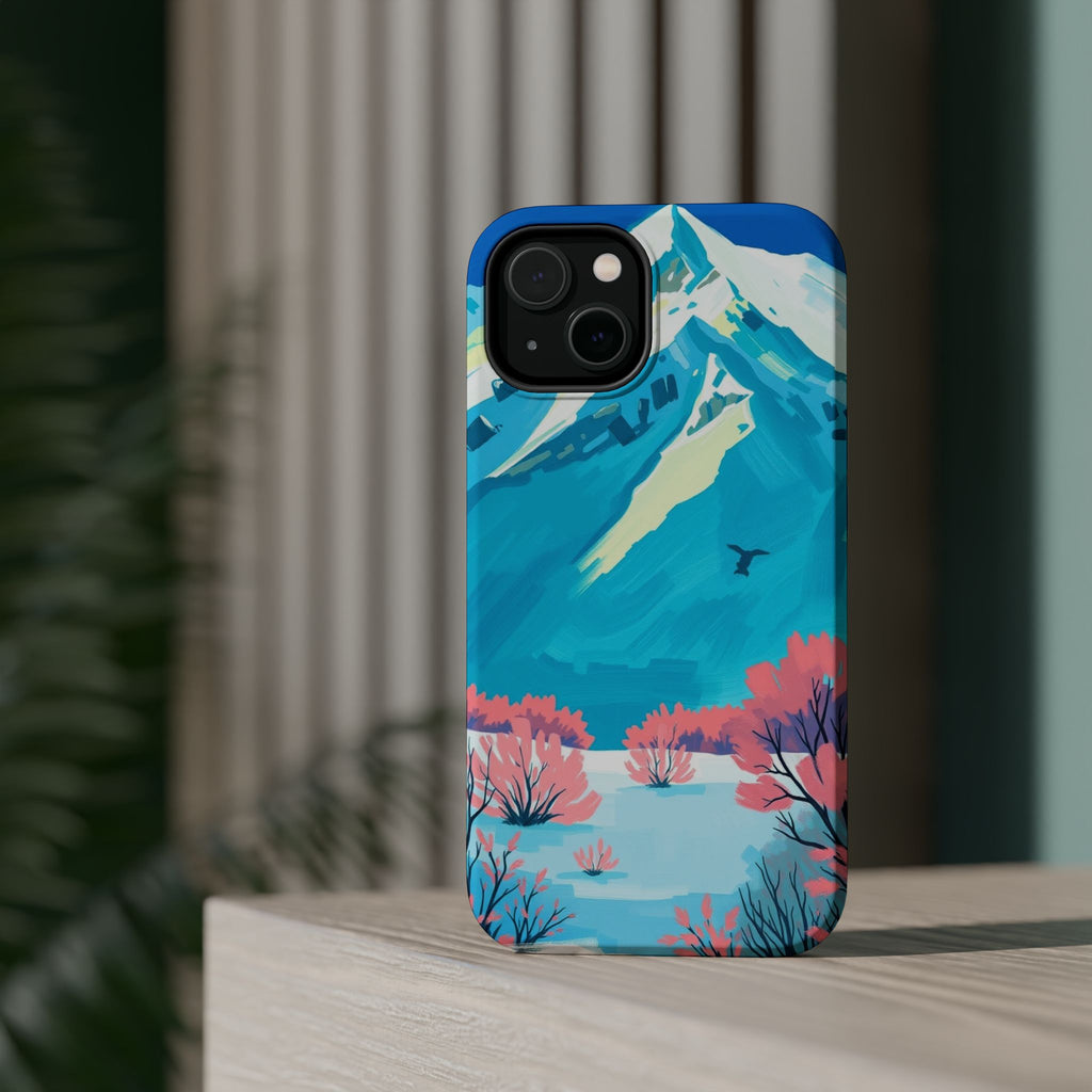 iPhone Snow Field Electric Art Slim Everyday Designer Case · iPhone Case