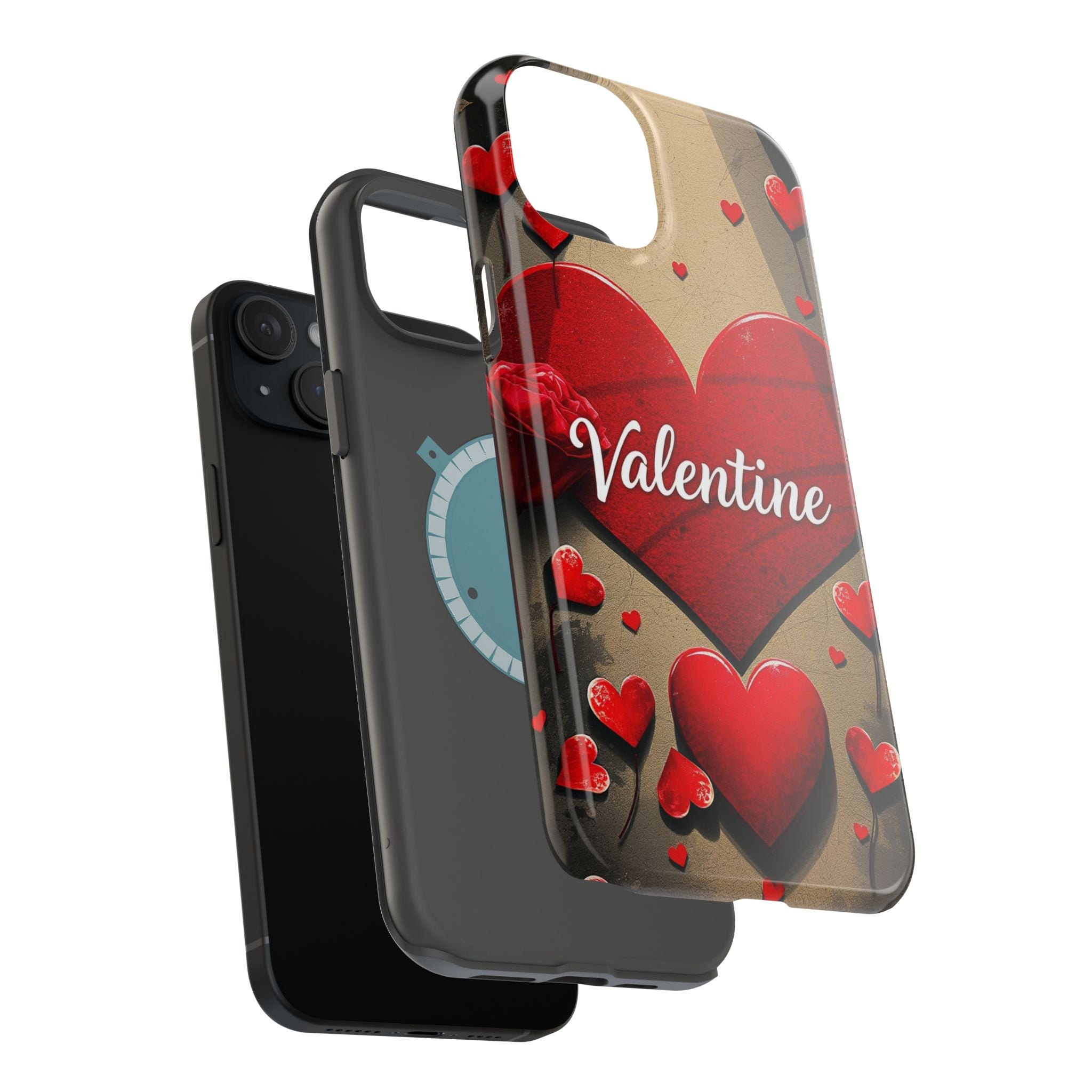 iPhone Serene Vintage Valentine Card Design Slim Everyday Designer Case · iPhone