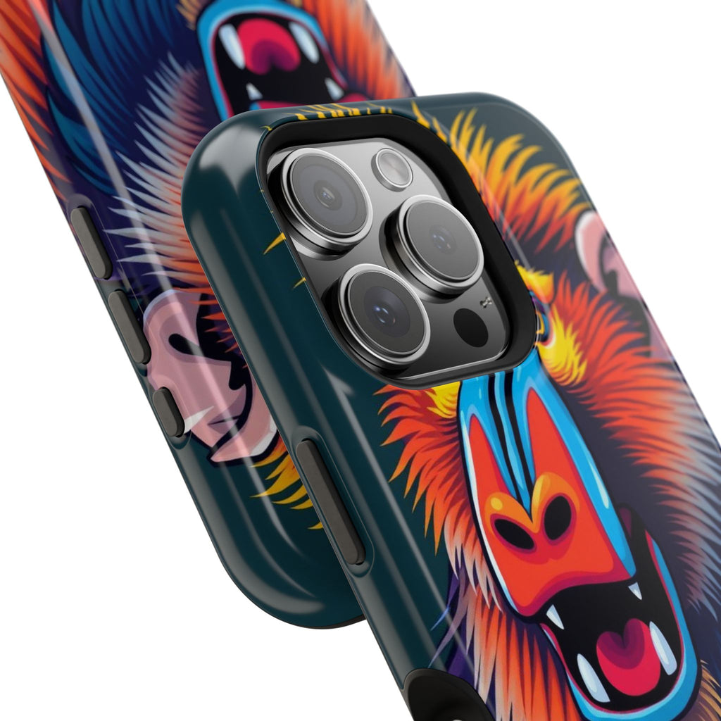 iPhone Mandrill Colorful Face Kids Fun iPhone Phone Case Gift Slim · iPhone Case