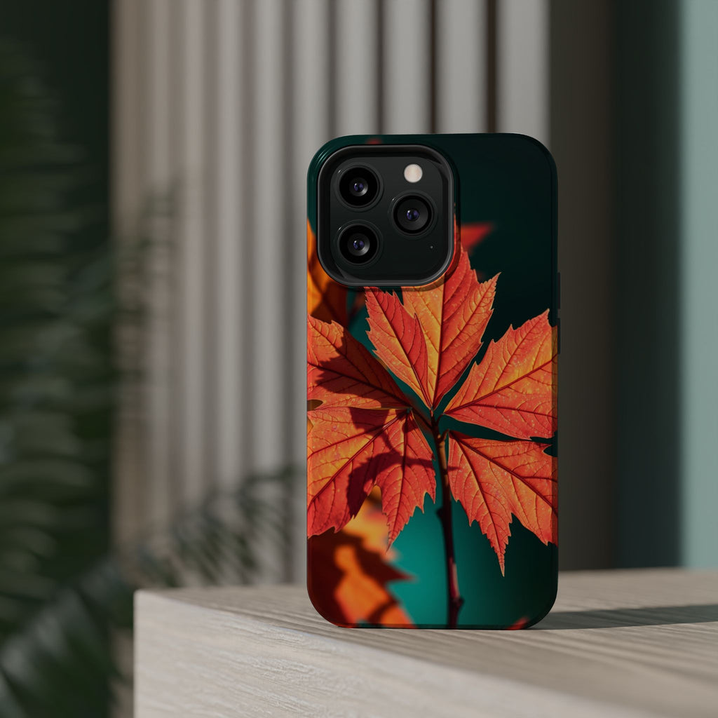 iPhone Autumn Maple Electric Art 15 Slim Everyday Designer Case · iPhone Case