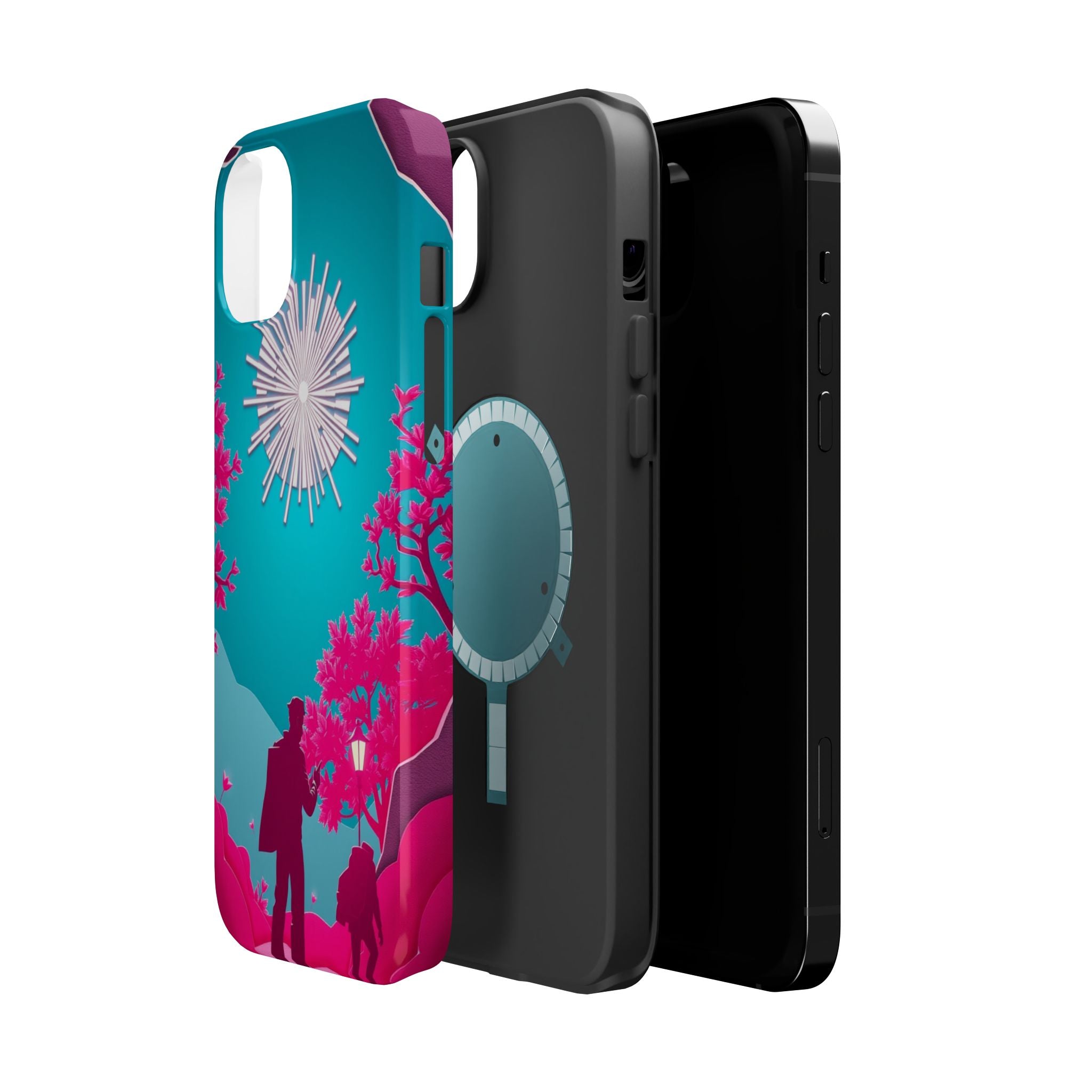 iPhone Bud Burst Paper Cut Art Slim Everyday Designer Case · iPhone Case