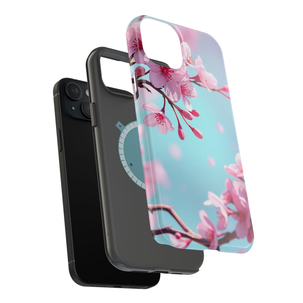 iPhone Cherry Blossom Electric Art Bold Modern Everyday Snap Case · iPhone Case