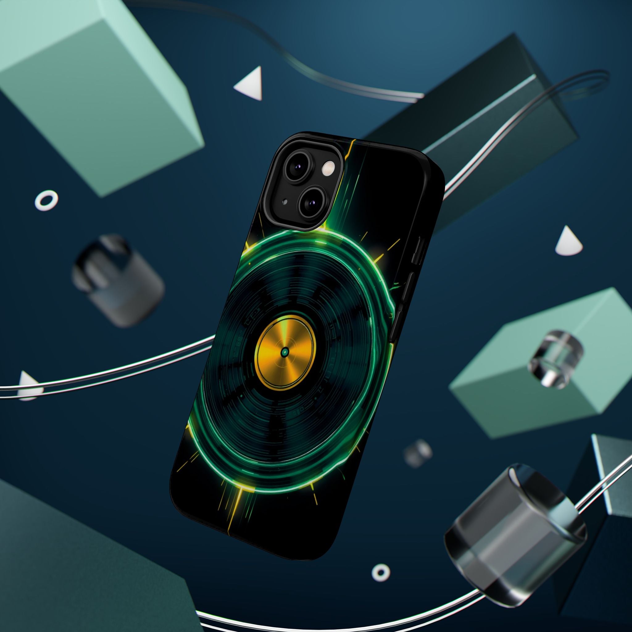 iPhone Dreamy Record Vinyl Spin Design Slim Everyday Designer Case · iPhone Case