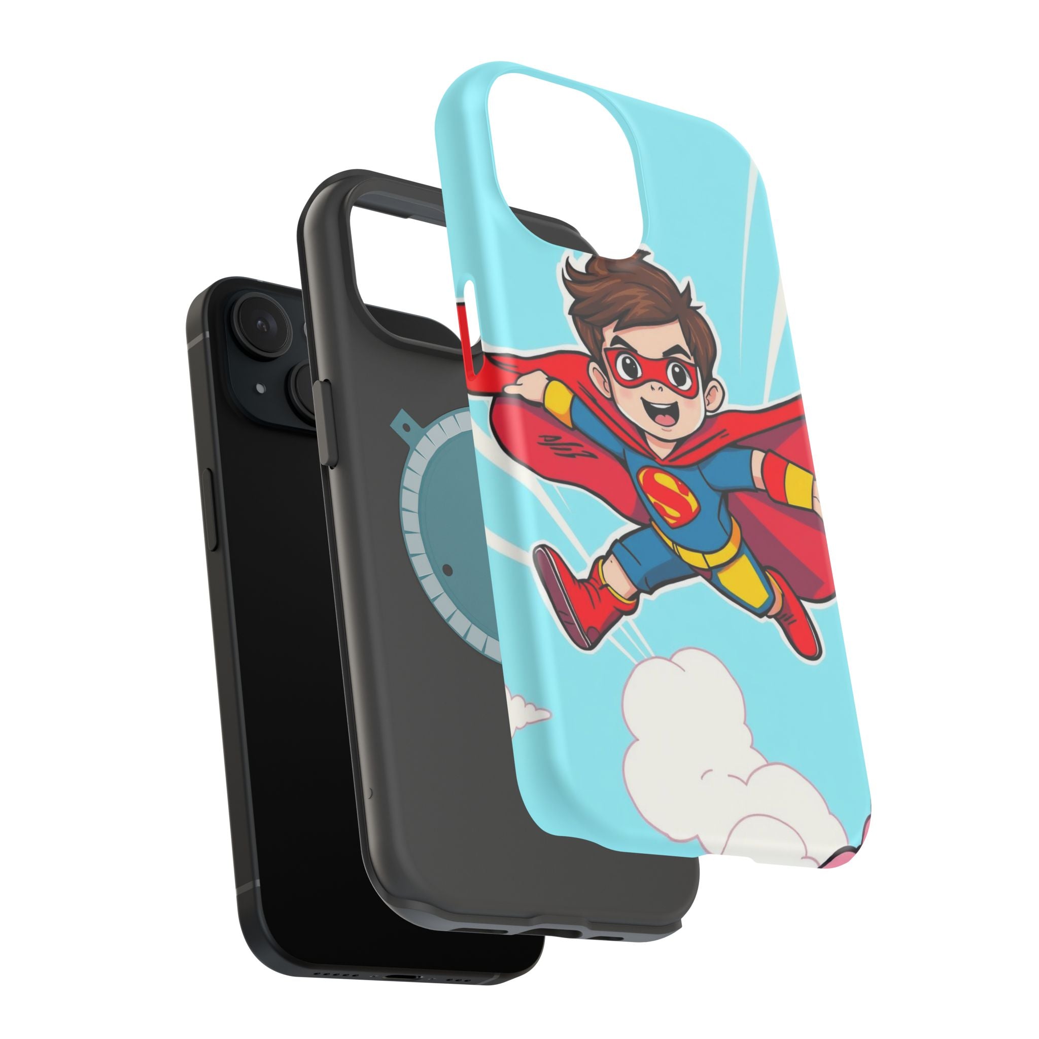 iPhone Kid Superhero Flying Kids Fun iPhone Phone Case Gift Slim · iPhone Case