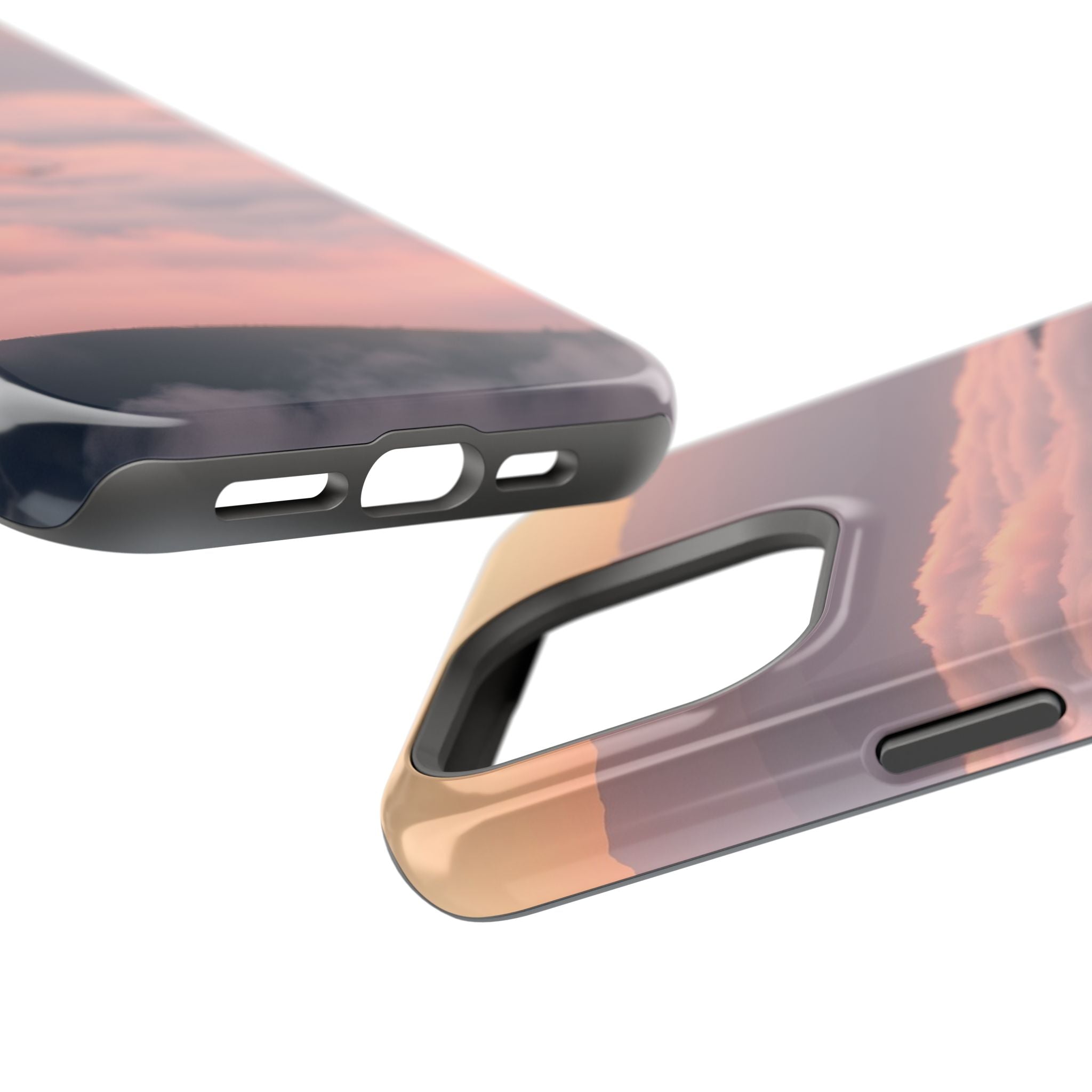 iPhone Fog Rolling Over Hills Grunge Distressed Soft iPhone Finish · iPhone Case